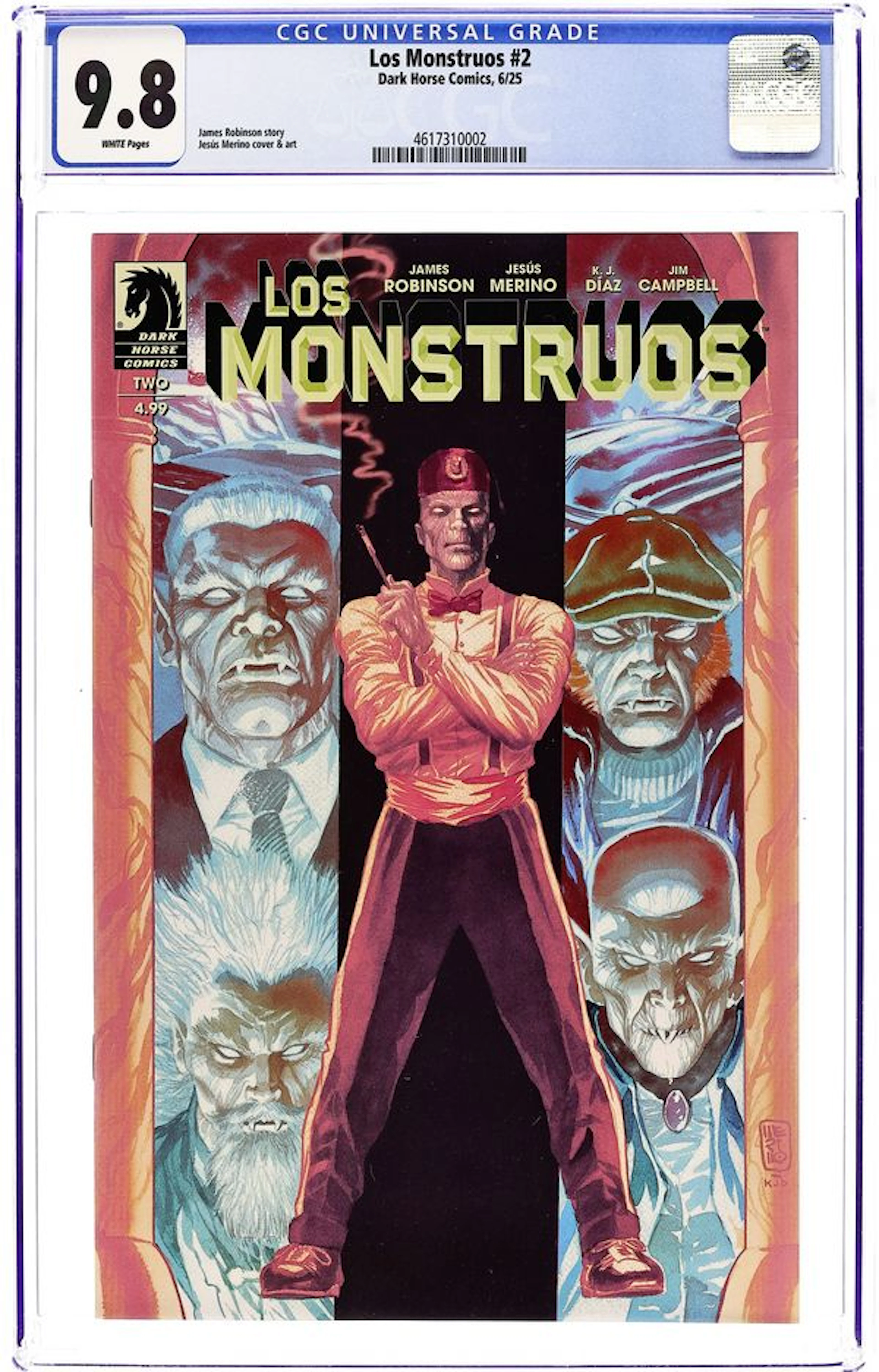 Los Monstruos (2025 Dark Horse) 2 CGC 9.8