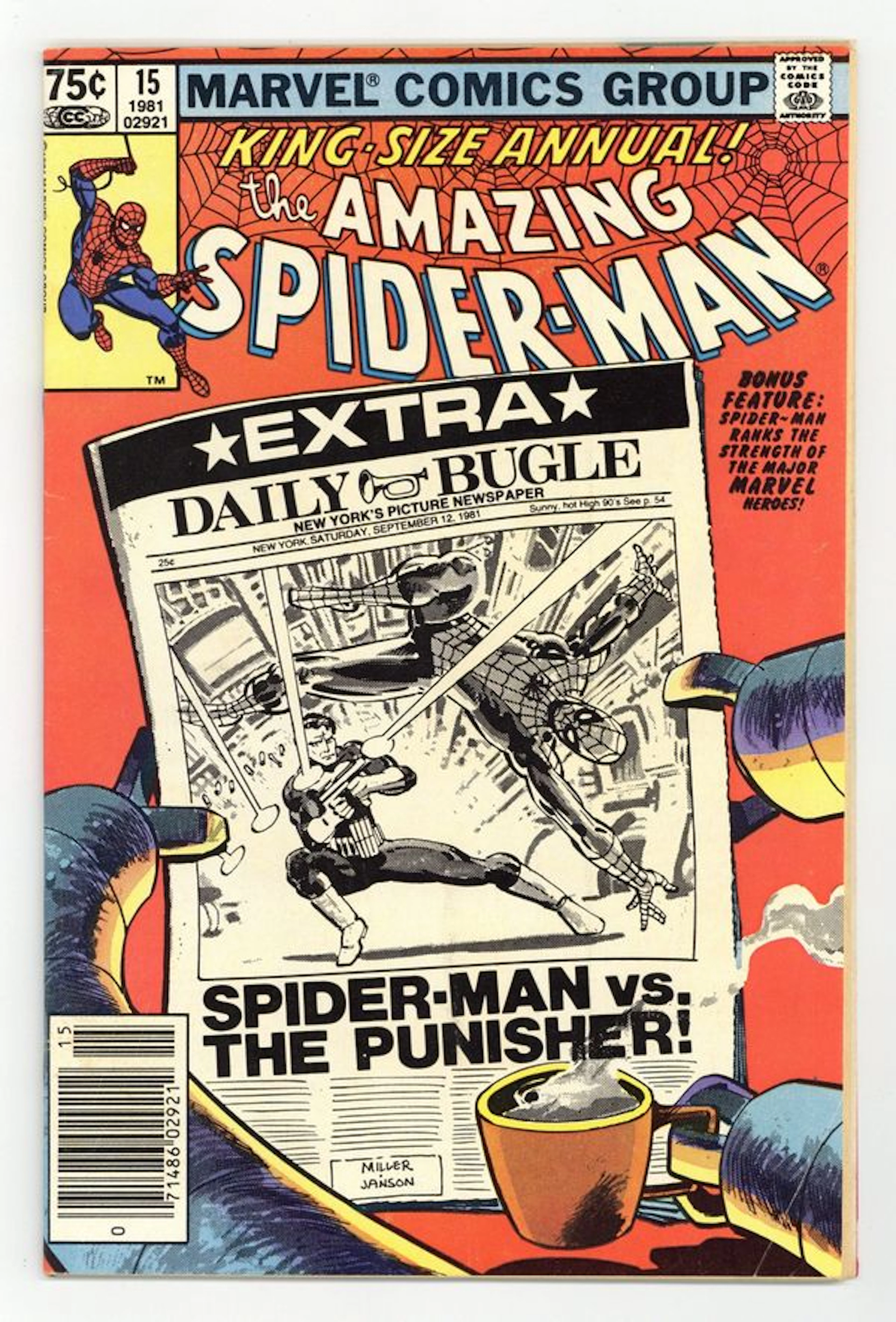 Amazing Spider-Man (1963 1st Series) Annual 15N VG 4.0