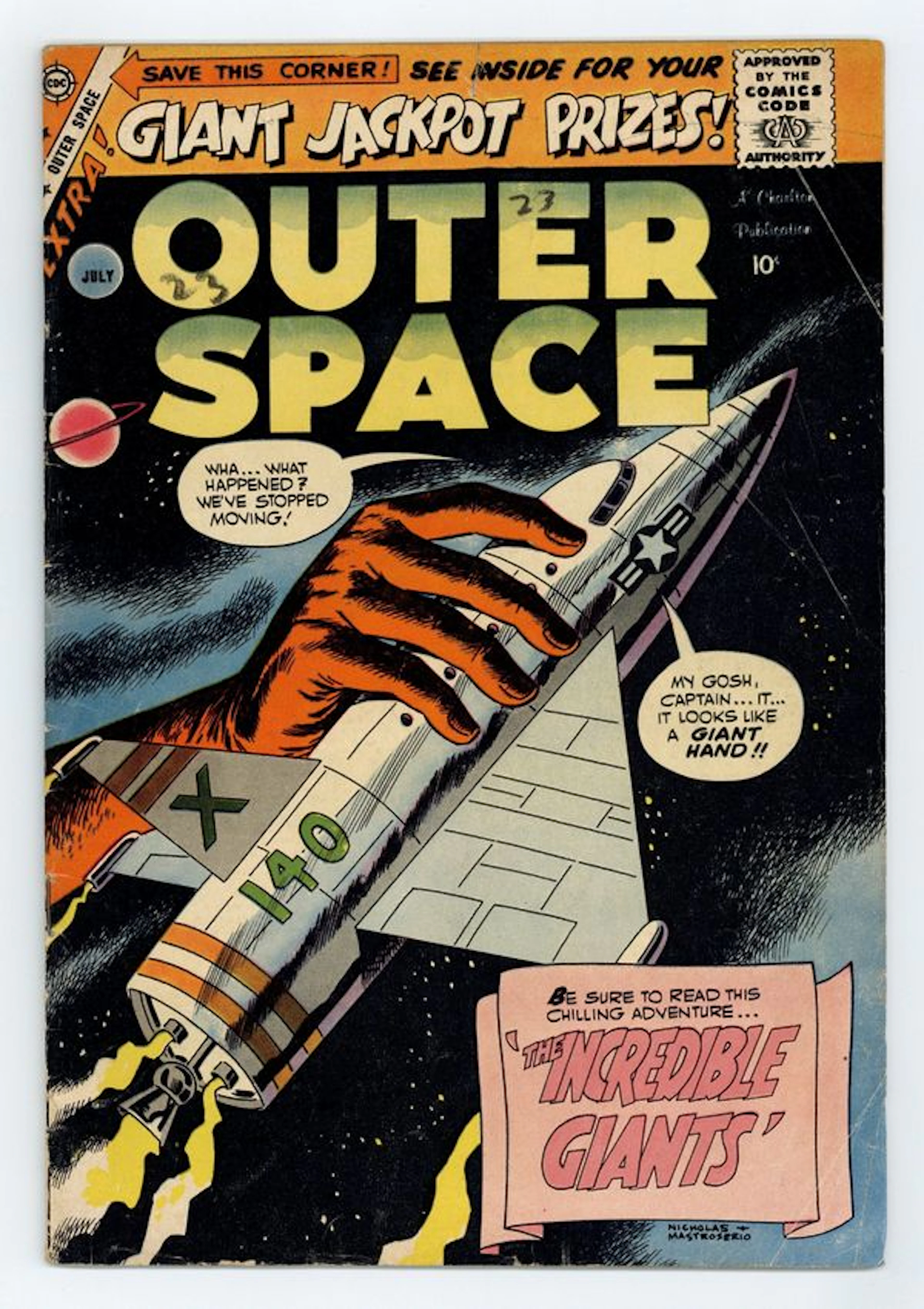 Outer Space (1958 Charlton) 23 VG 4.0