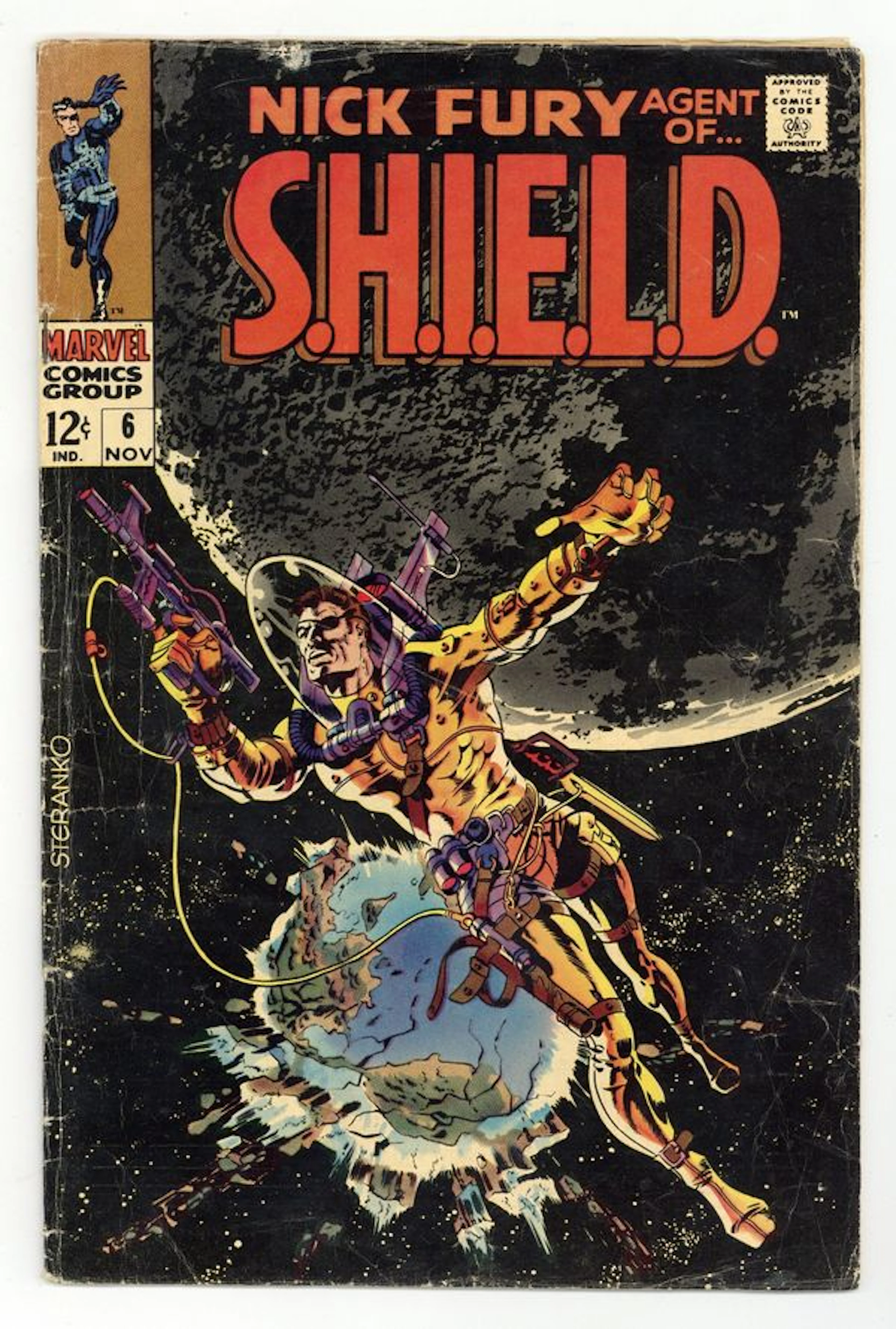 Nick Fury Agent of SHIELD (1968 1st Series) 6 GD 2.0