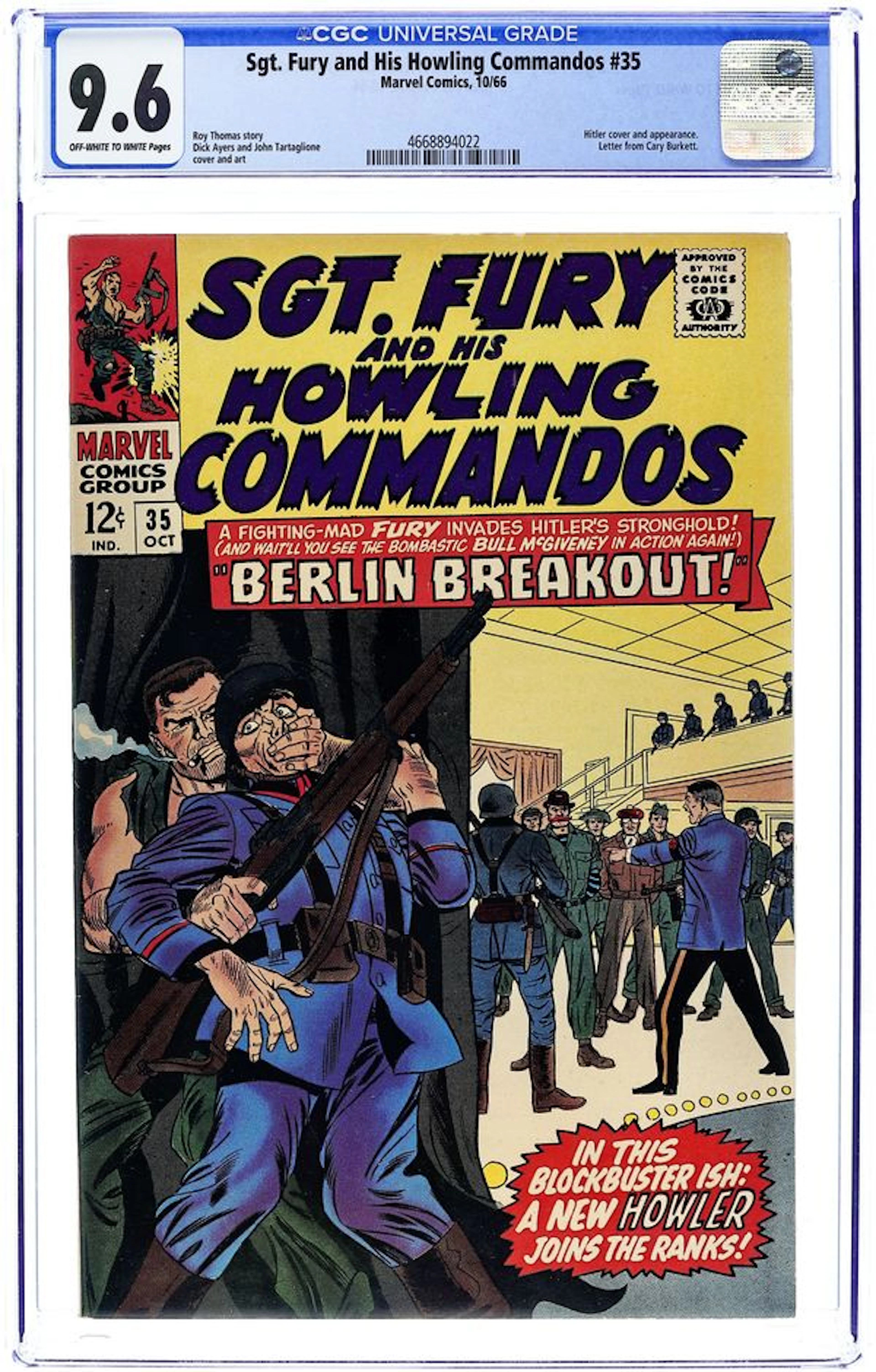Sgt. Fury (1963) 35 CGC 9.6