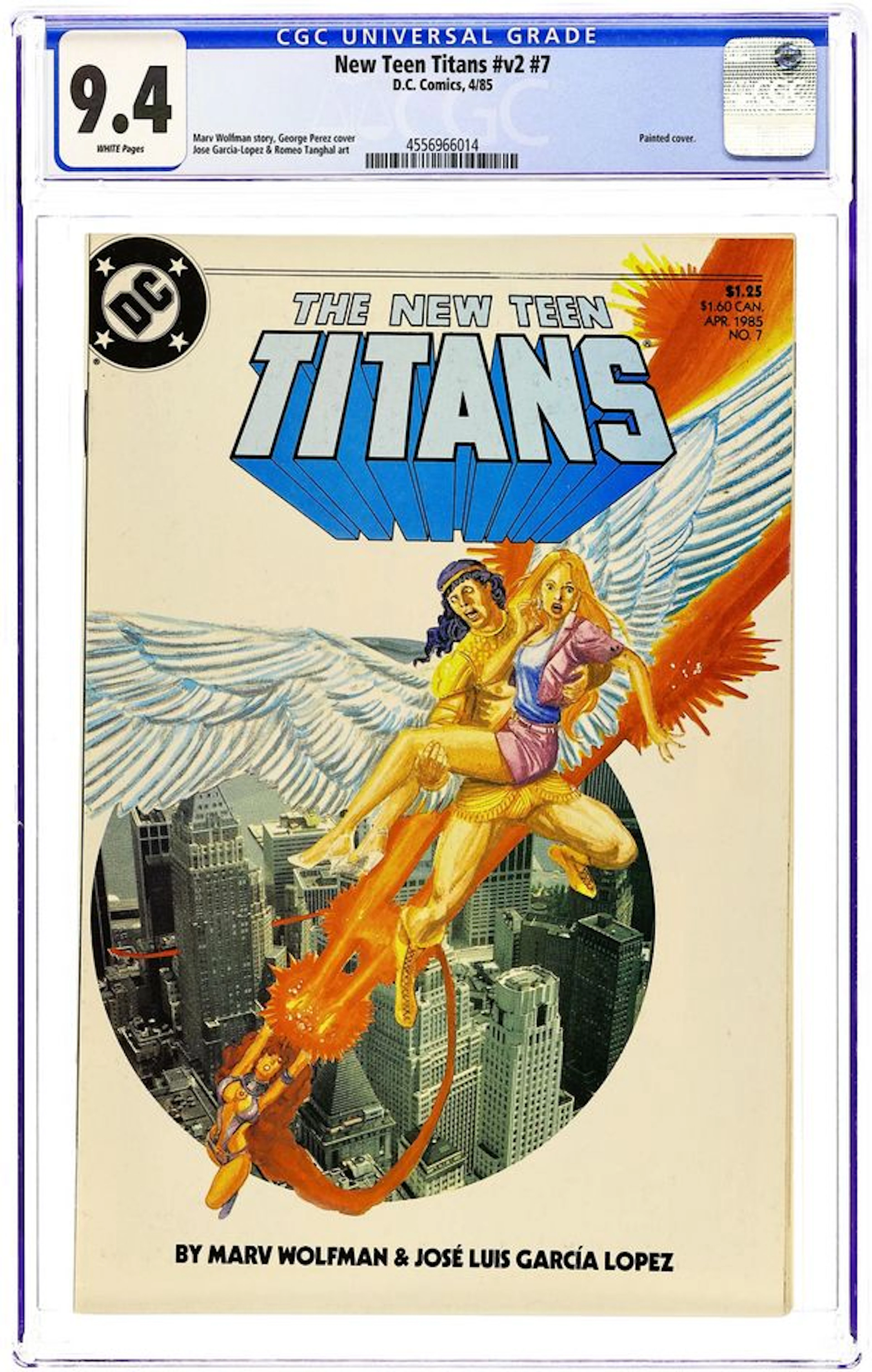 New Teen Titans (1984 2nd Series) New Titans 7 CGC 9.4