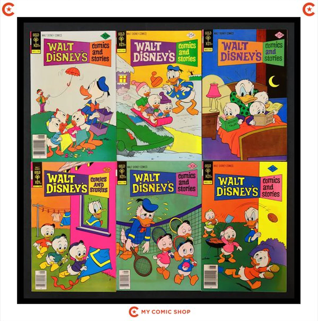 Walt Disney's Comics and Stories Lot of 12