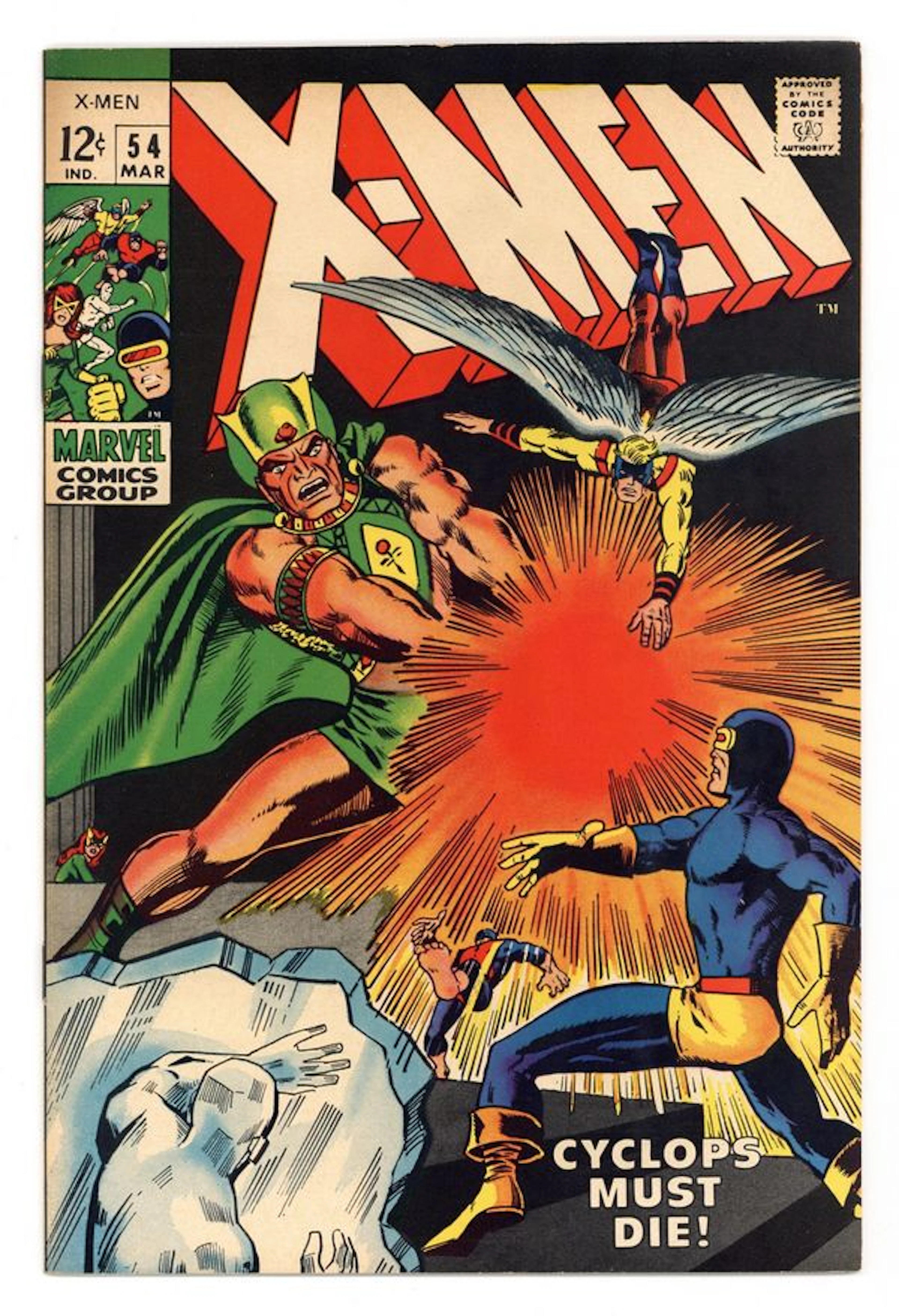 Uncanny X-Men (1963 1st Series) 54 FN- 5.5