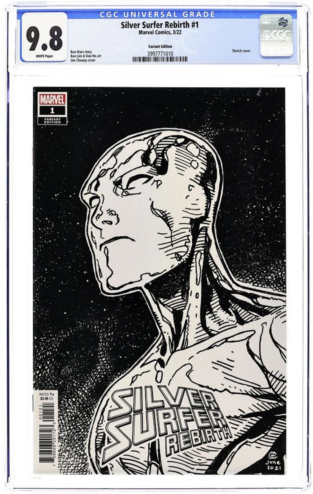 Silver Surfer Rebirth (2022 Marvel) 1B CGC 9.8