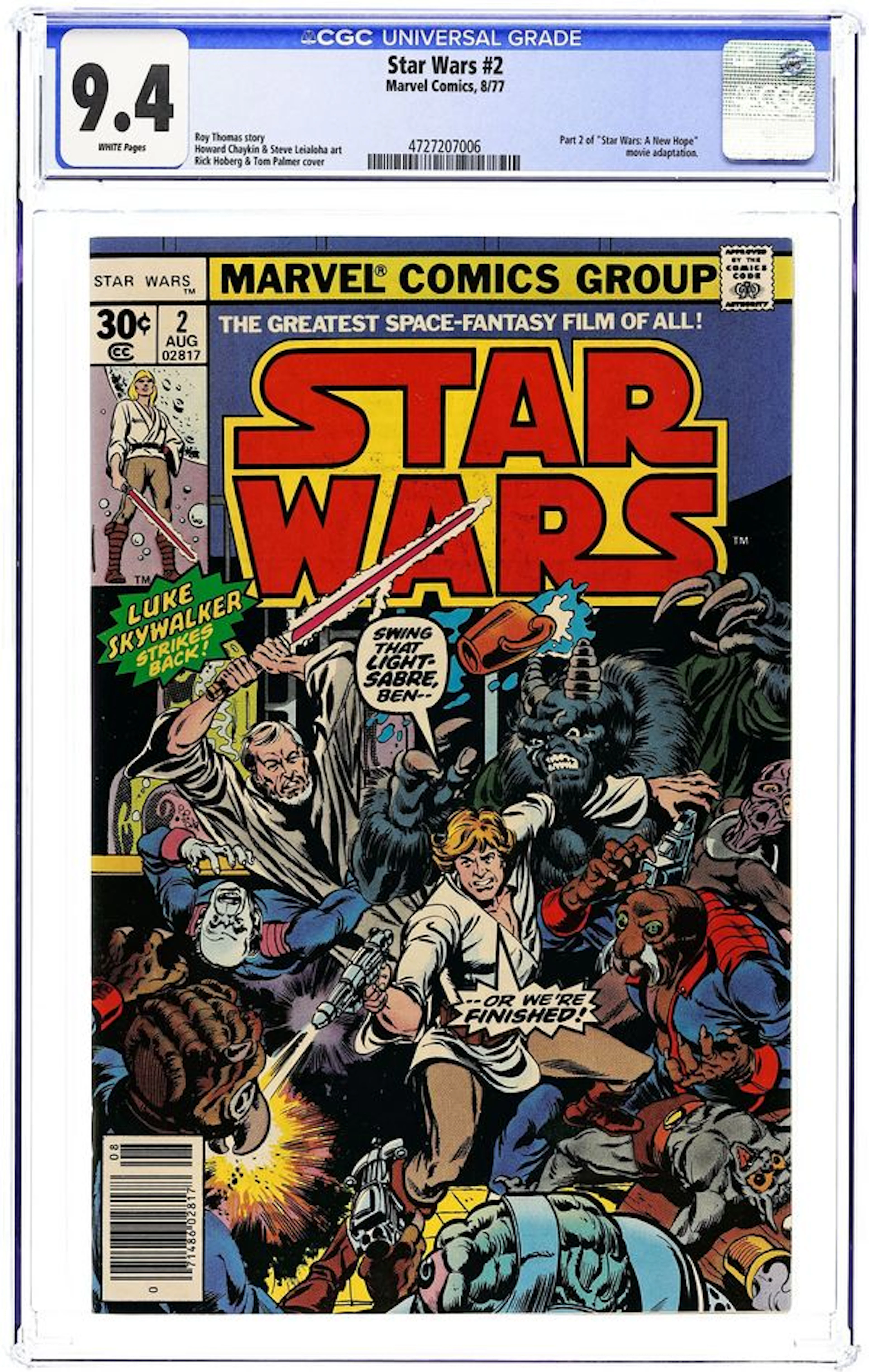 Star Wars (1977 Marvel) 2 CGC 9.4
