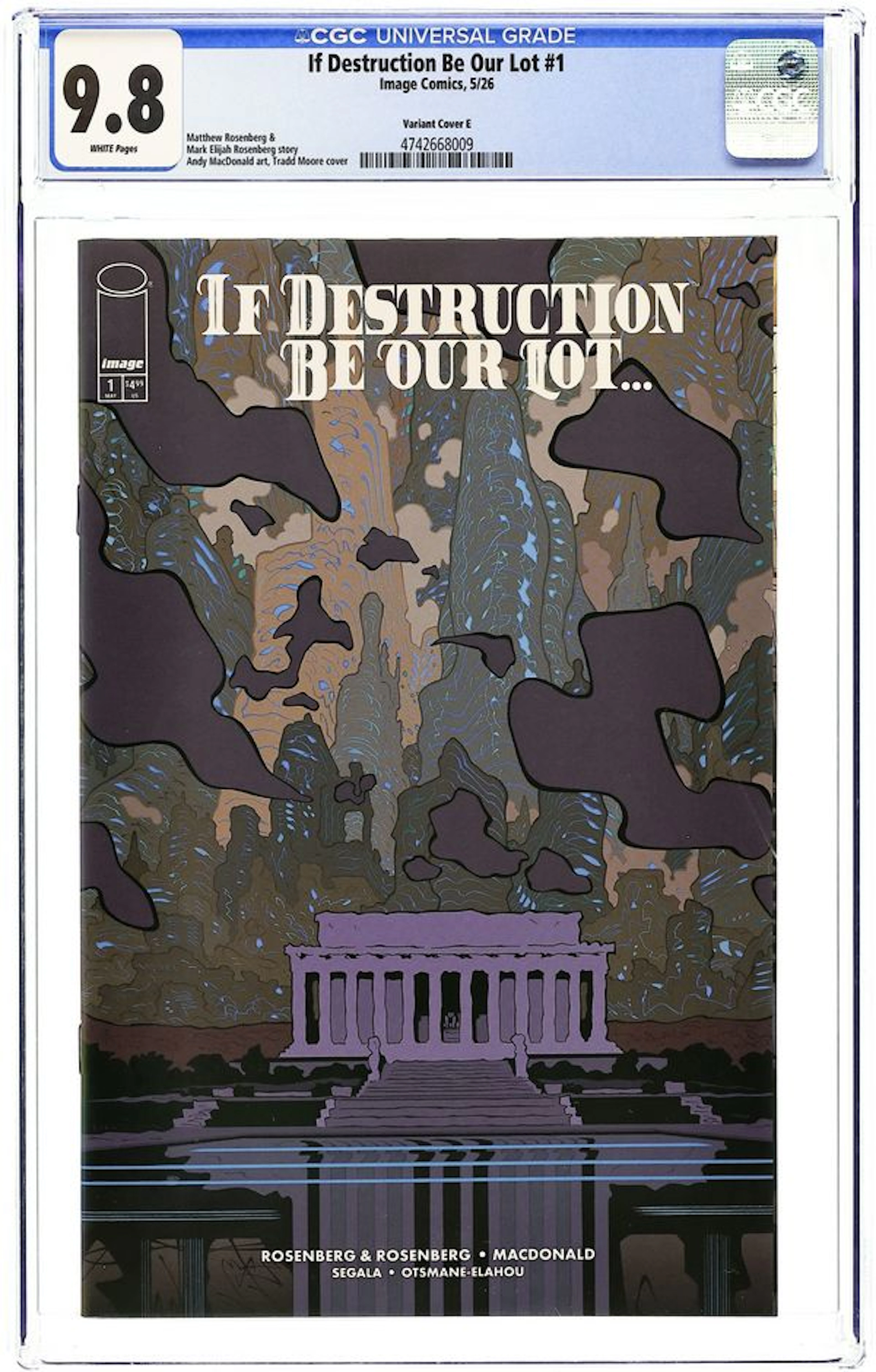 If Destruction Be Our Lot (2026 Image) 1E CGC 9.8