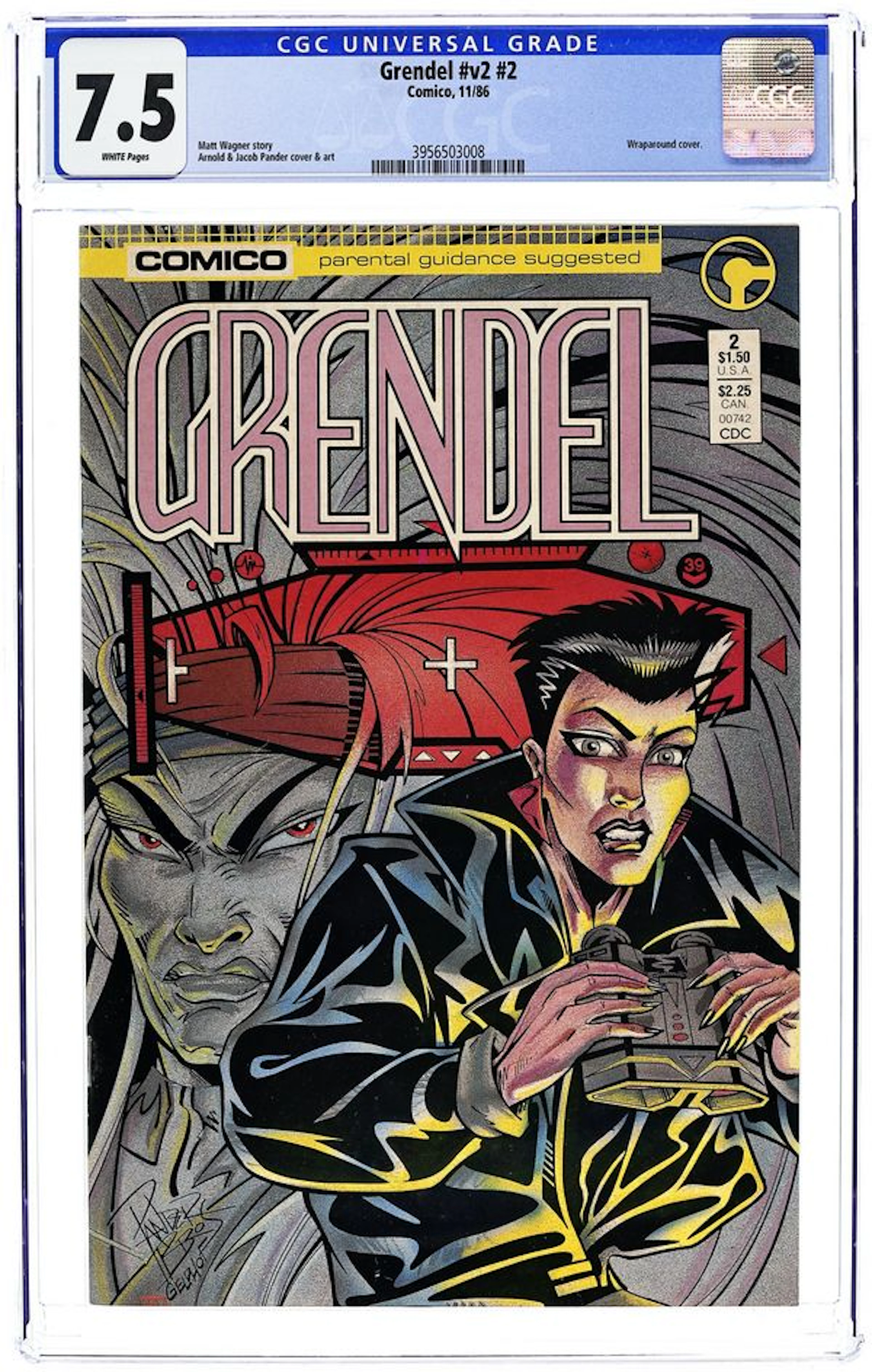 Grendel (1986 Comico) 2 CGC 7.5