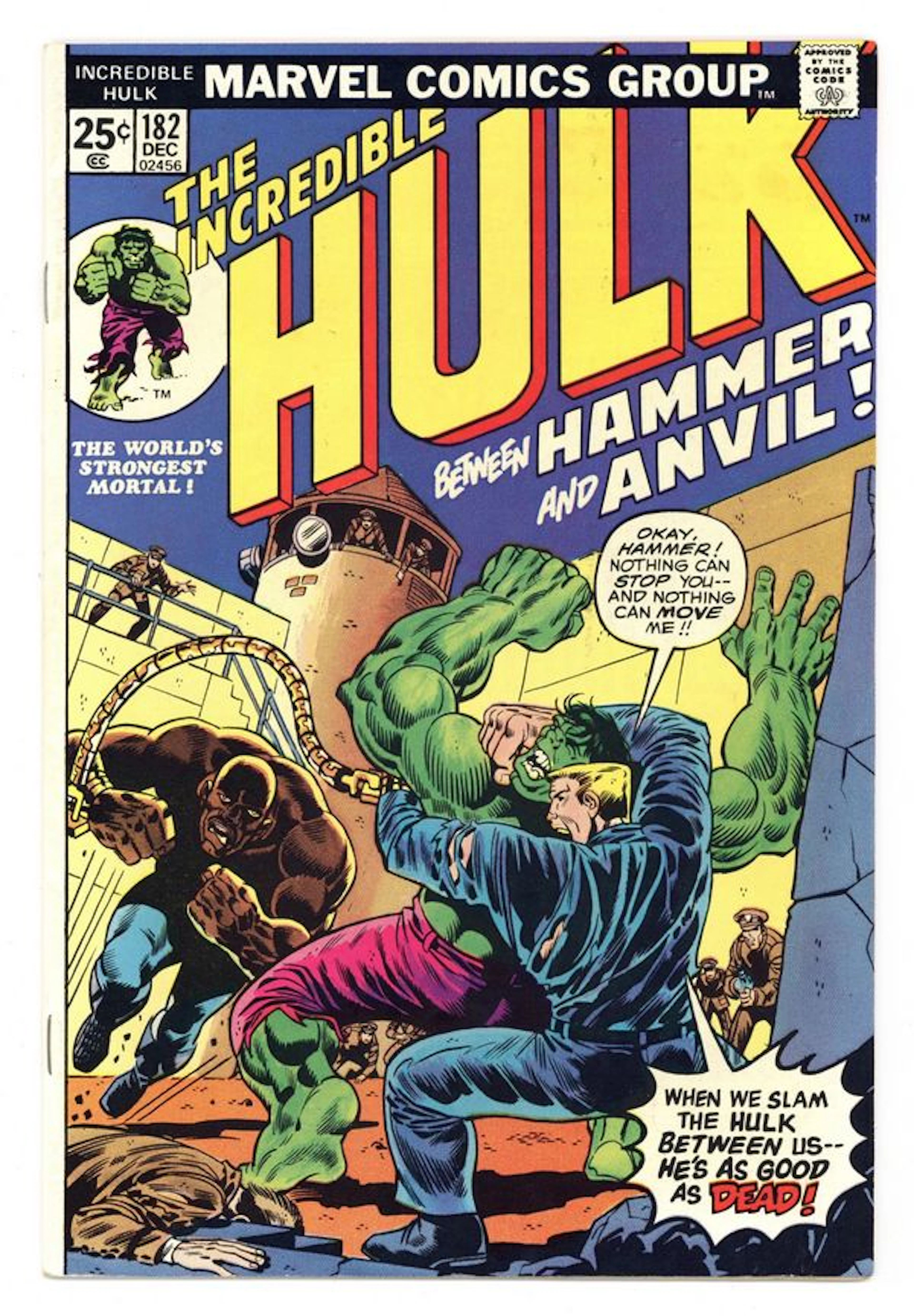 Incredible Hulk (1962 Marvel 1st Series) 182 VG+ 4.5