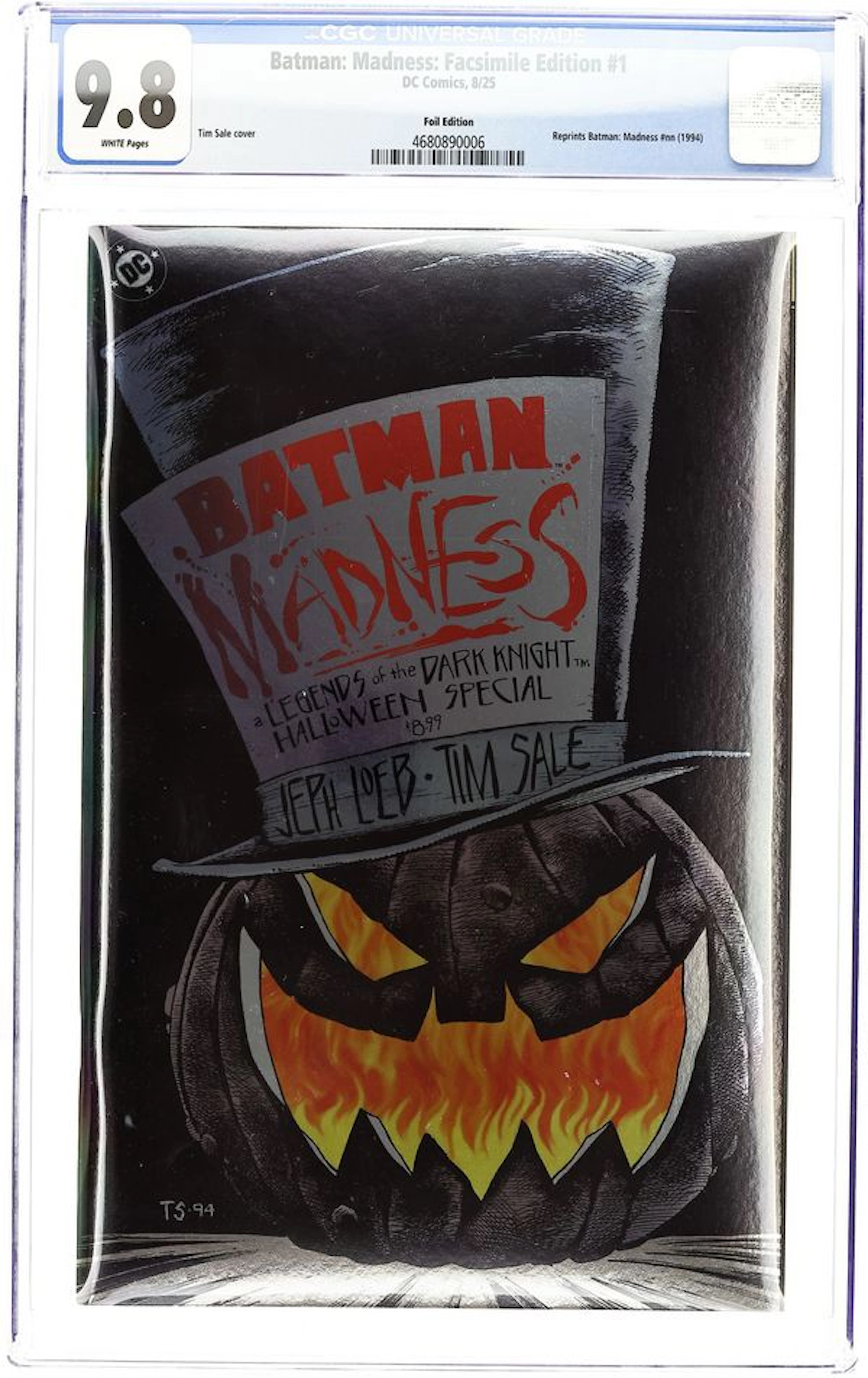 Batman Madness (1994 DC) Facsimile Edition 1B CGC 9.8