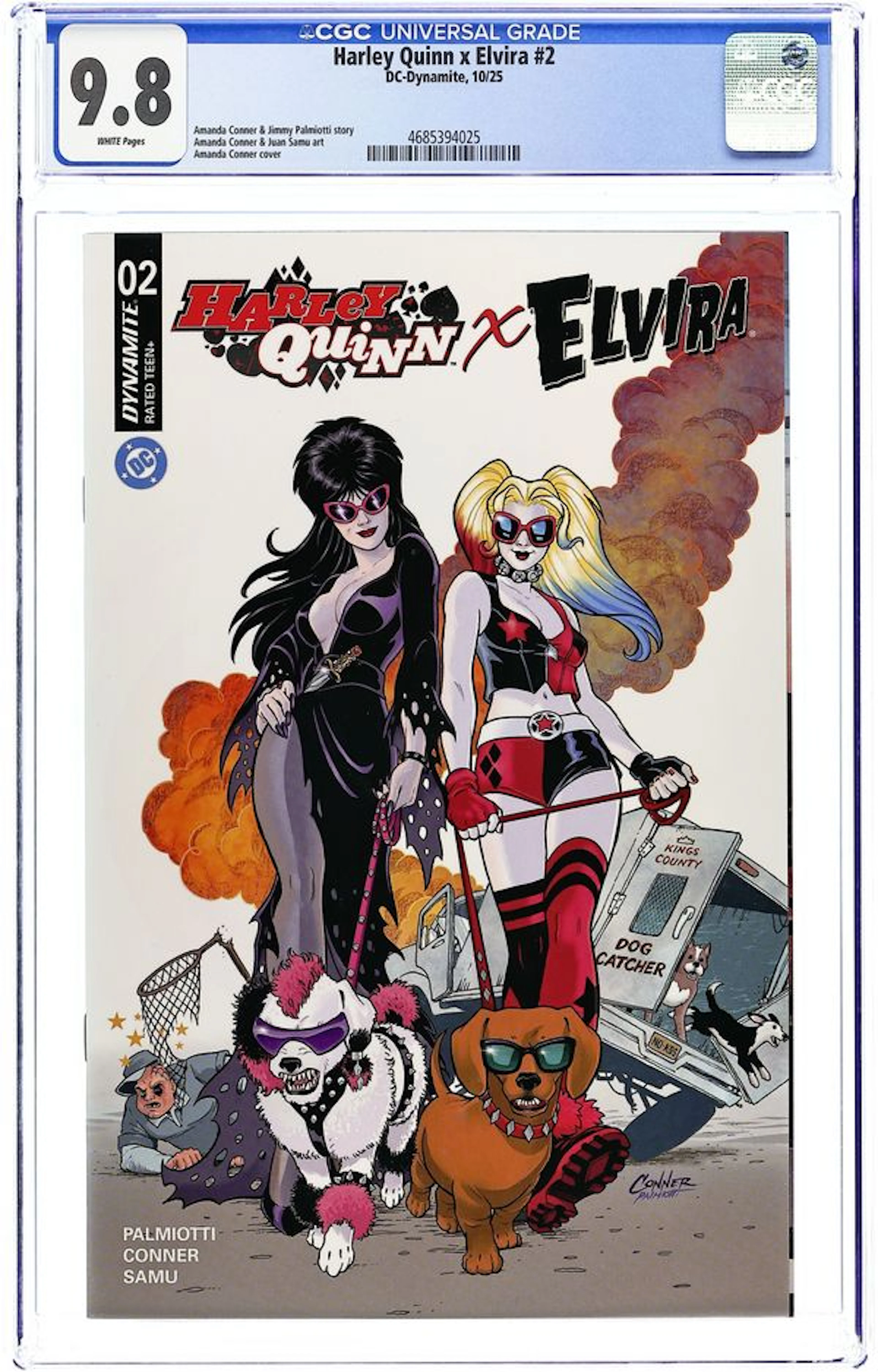 Harley Quinn x Elvira (2025 Dynamite) 2A CGC 9.8