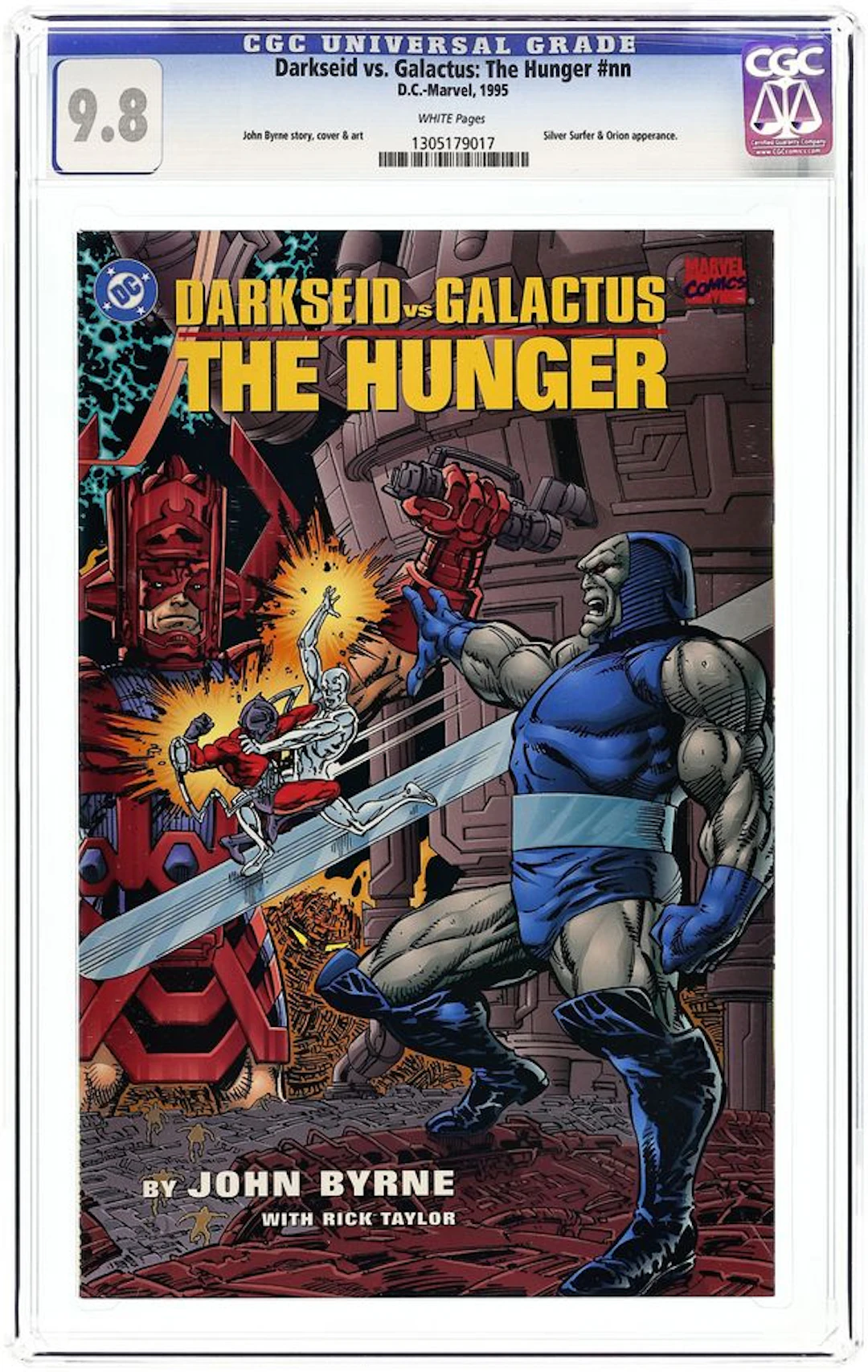 Darkseid vs. Galactus The Hunger GN (1995 DC/Marvel) 1-1ST CGC 9.8