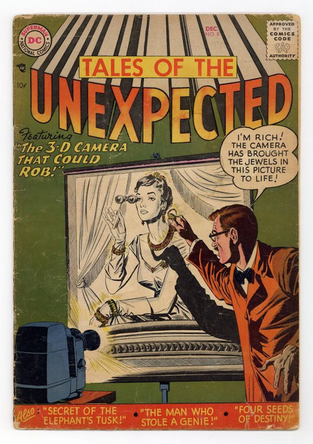 Unexpected (1956 DC) (Tales of ...) 8 GD- 1.8