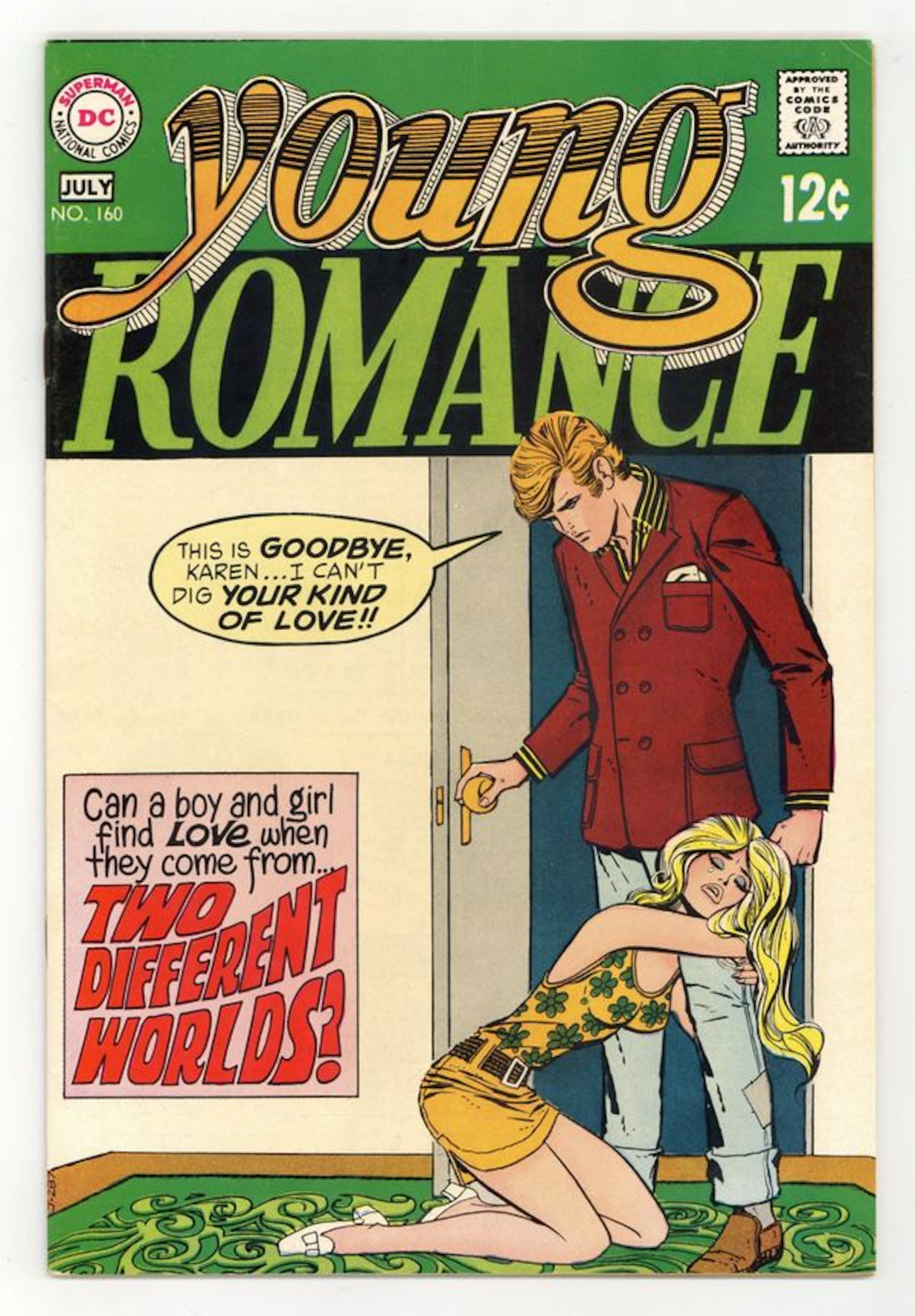 Young Romance Comics (1963-1975 DC) 160 VG 4.0