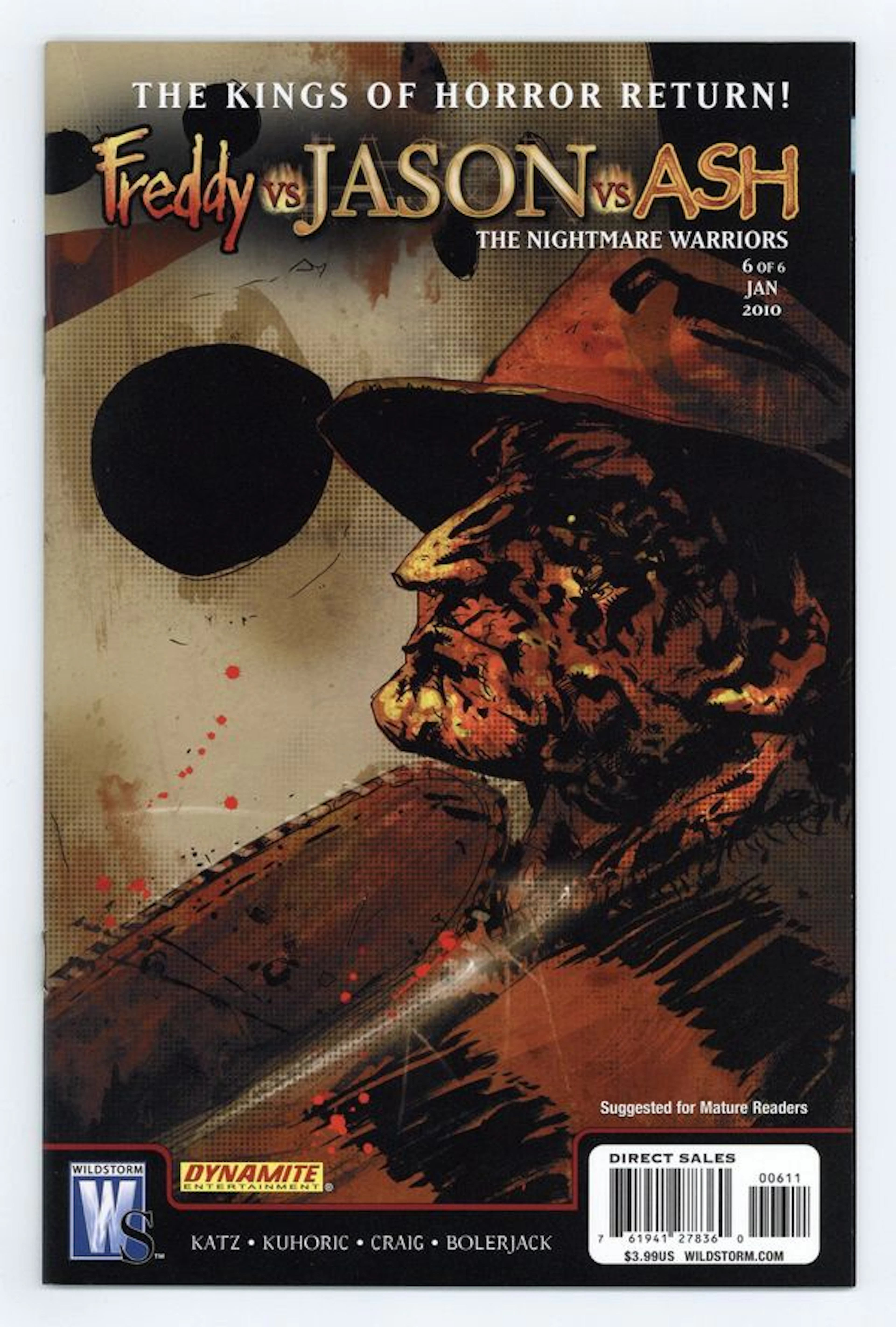 Freddy vs. Jason vs. Ash The Nightmare Warriors (2009) 6 FN/VF 7.0