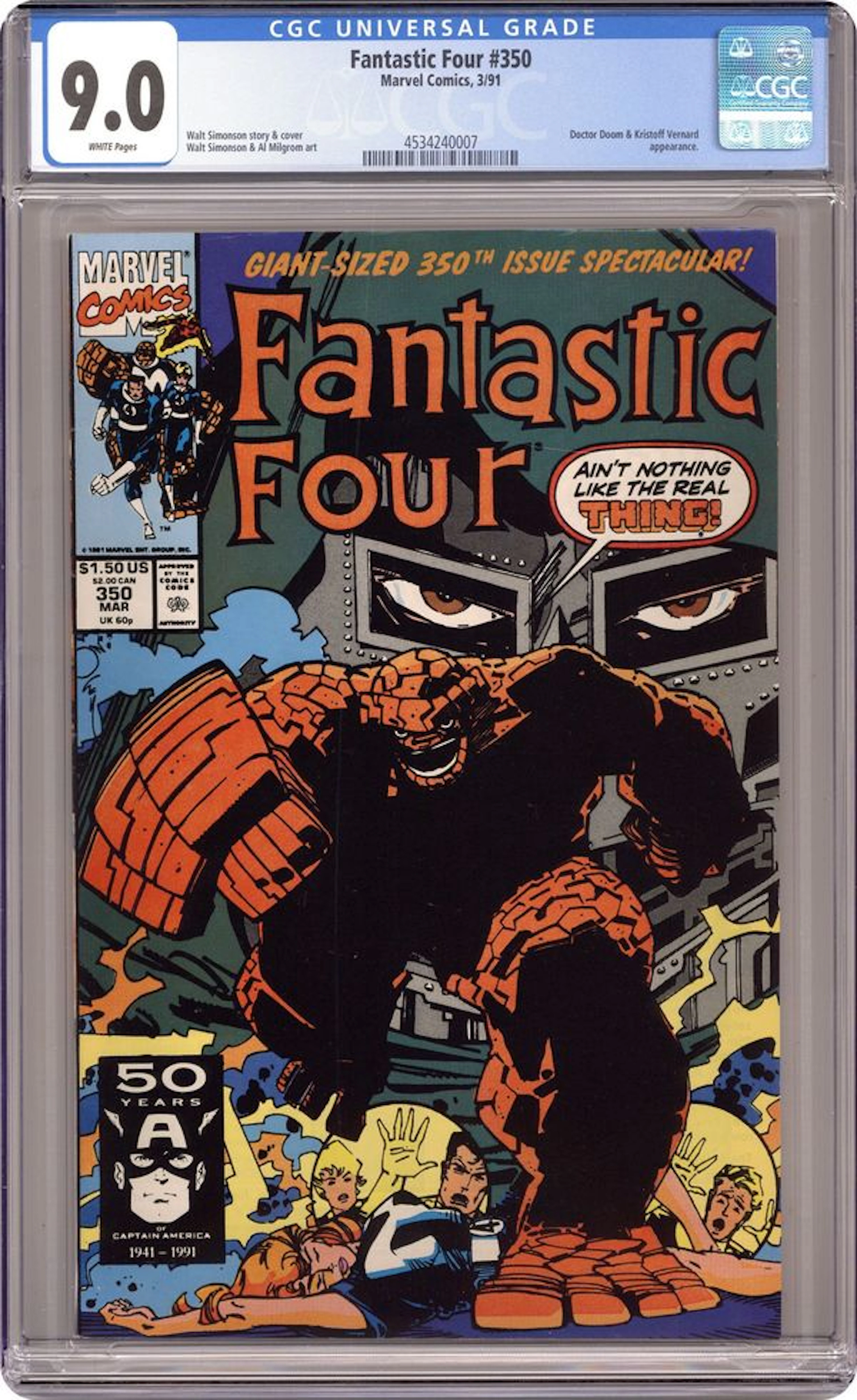 Fantastic Four (1961 1st Series) 350 CGC 9.0