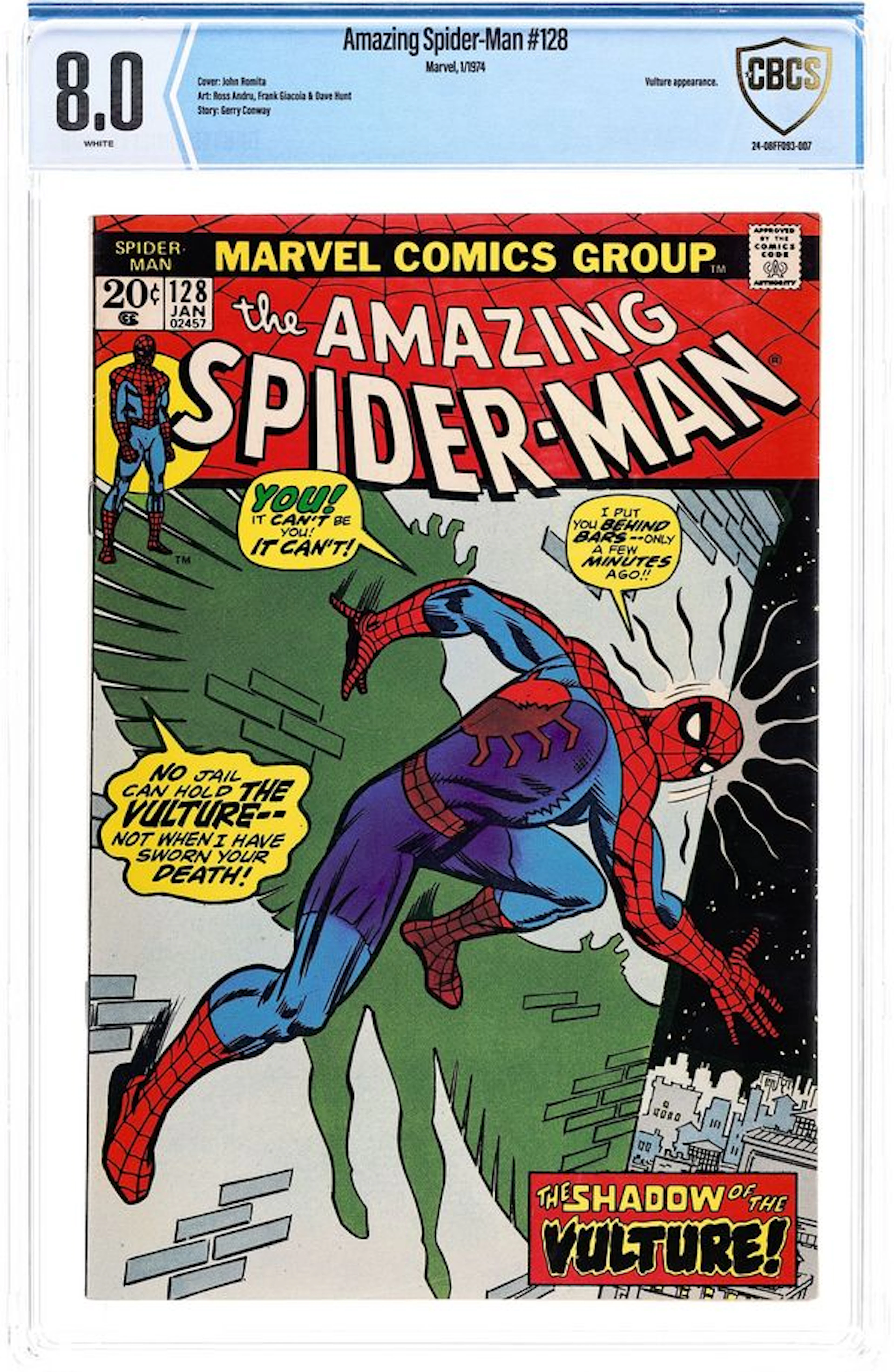 Amazing Spider-Man (1963 1st Series) 128 CBCS 8.0