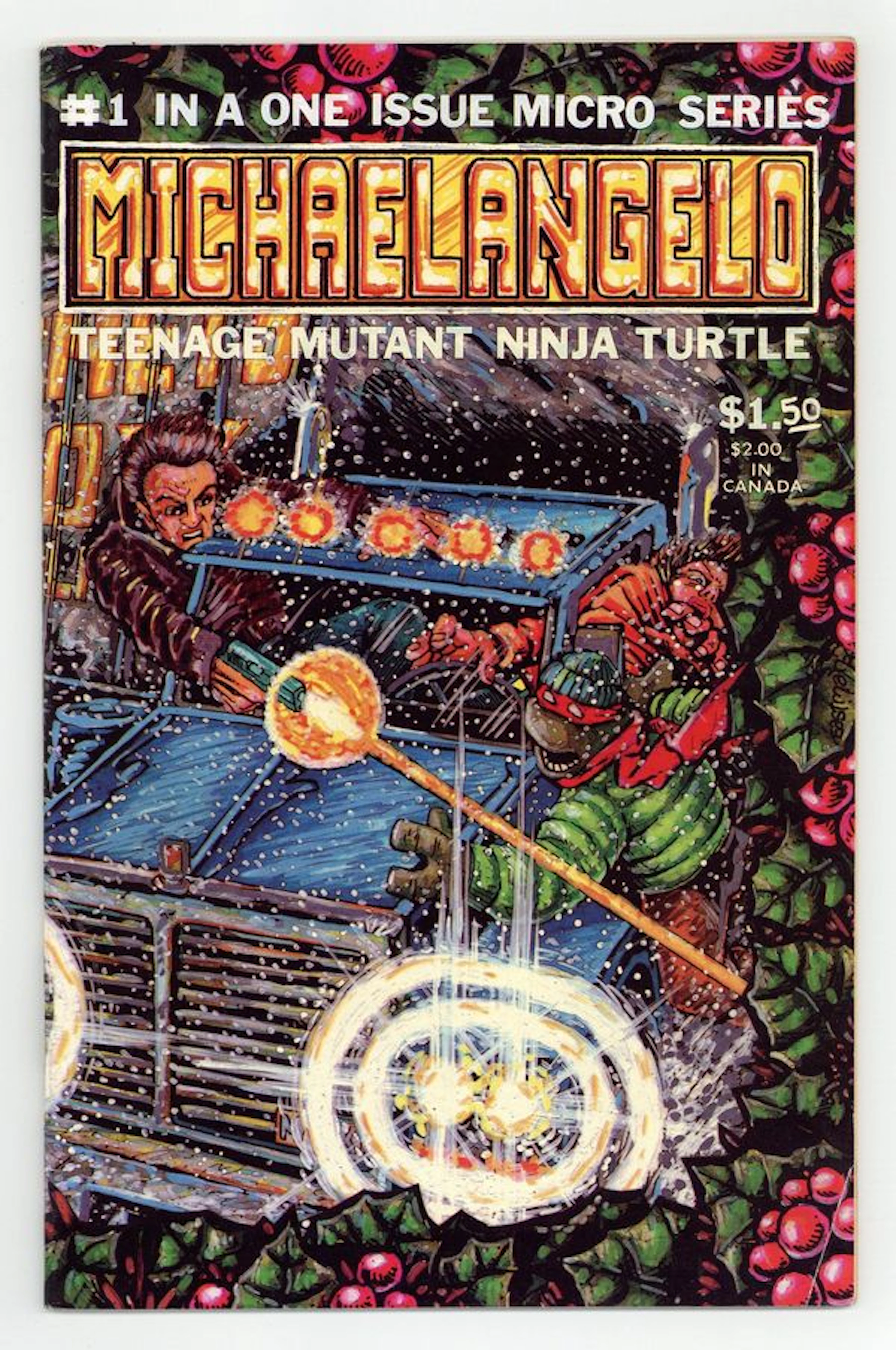 Michaelangelo (1985 Mirage Studios) Teenage Mutant Ninja Turtles 1 FN- 5.5