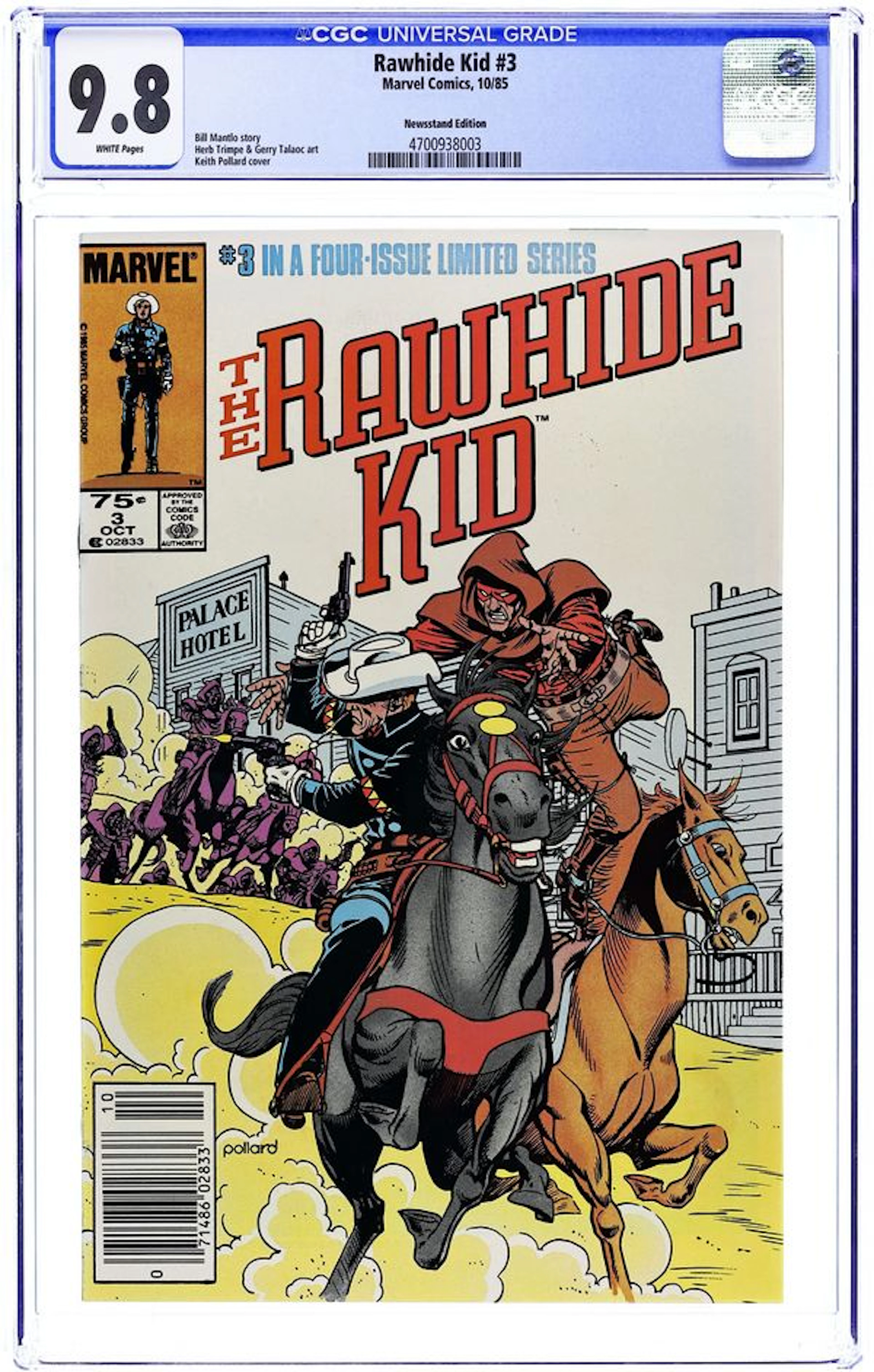 Rawhide Kid (1985 Marvel) 3N CGC 9.8
