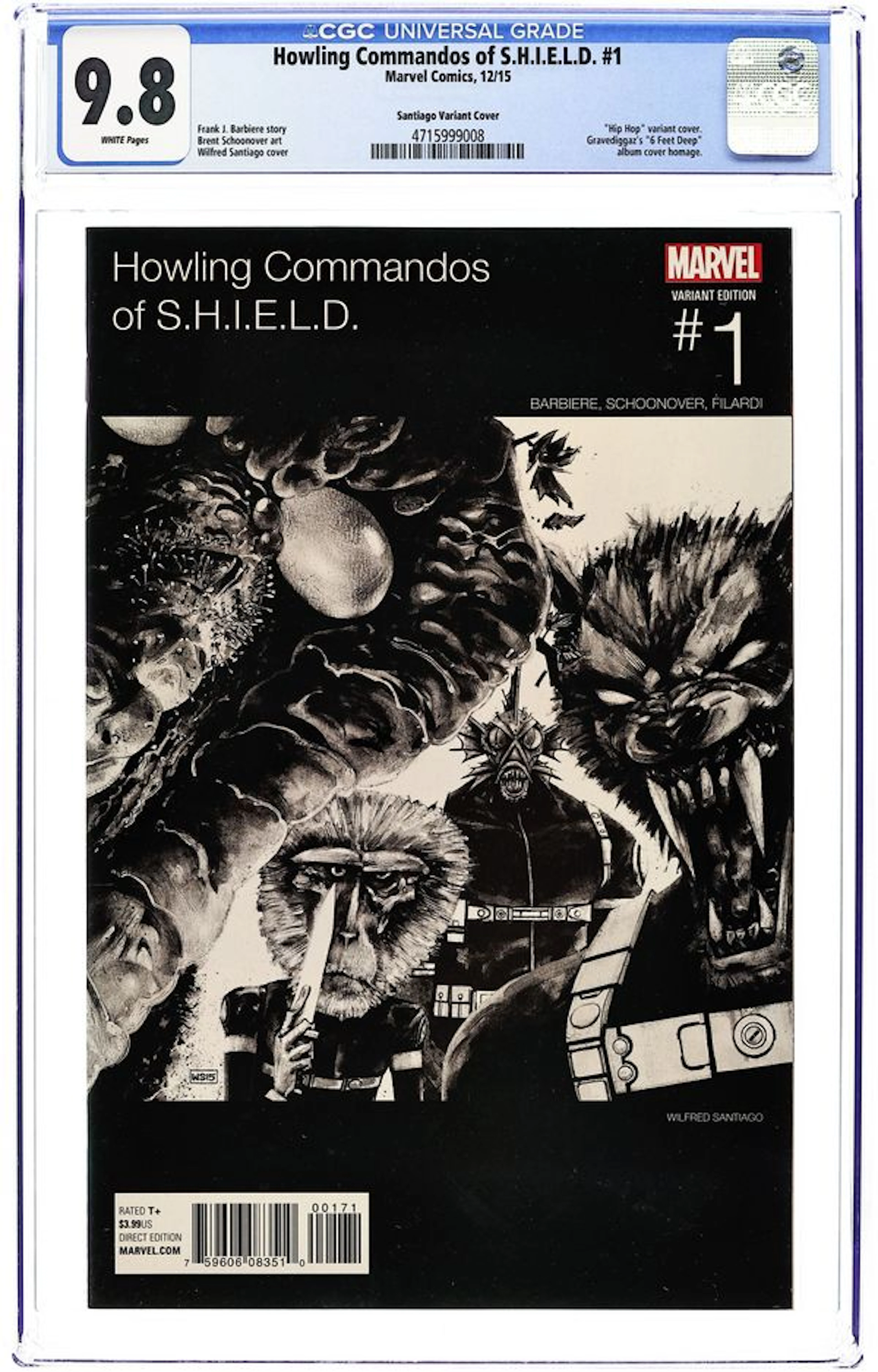 Howling Commandos of Shield (2015) 1F CGC 9.8