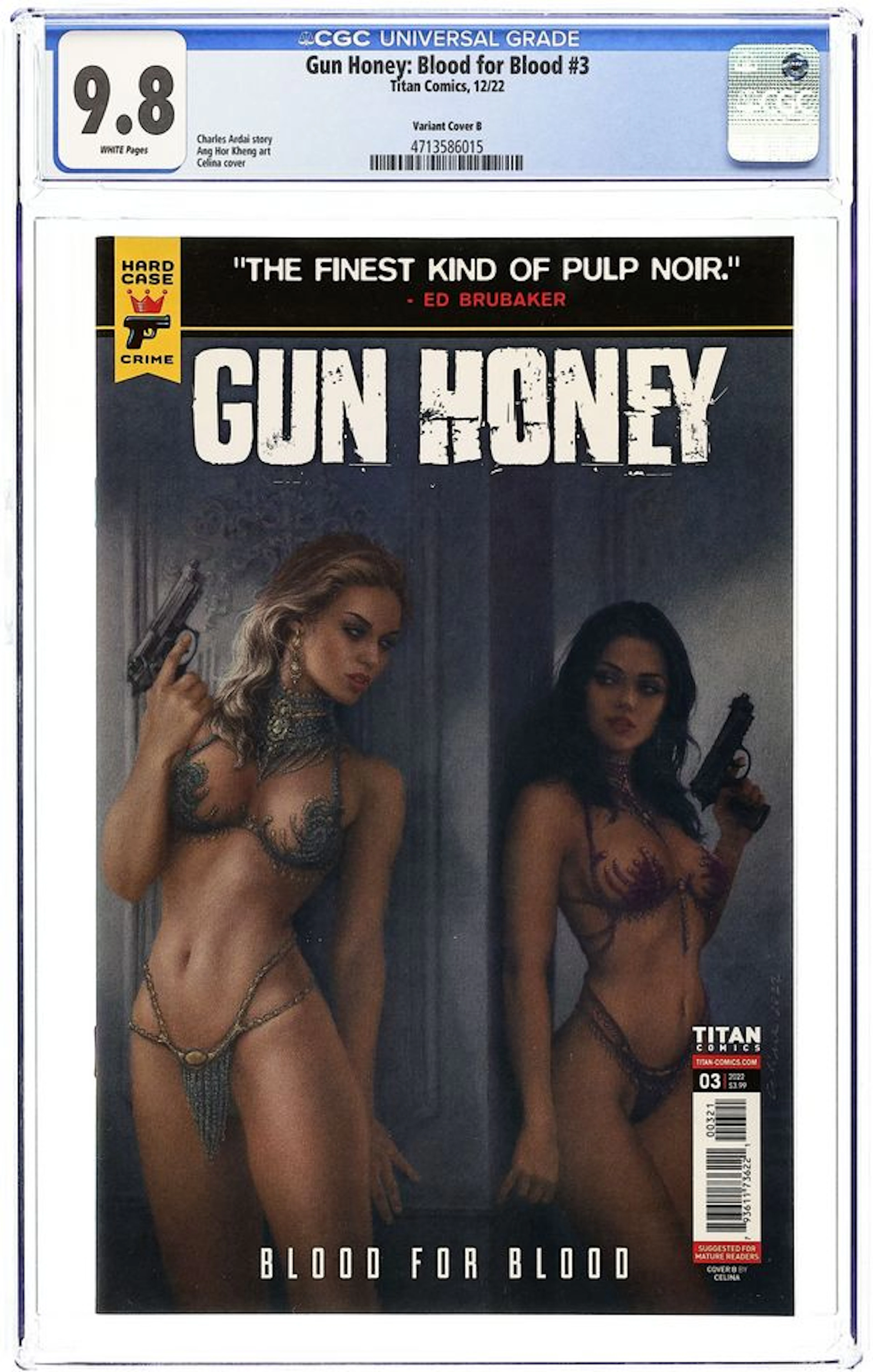 Gun Honey Blood for Blood (2022 Titan) 3B CGC 9.8
