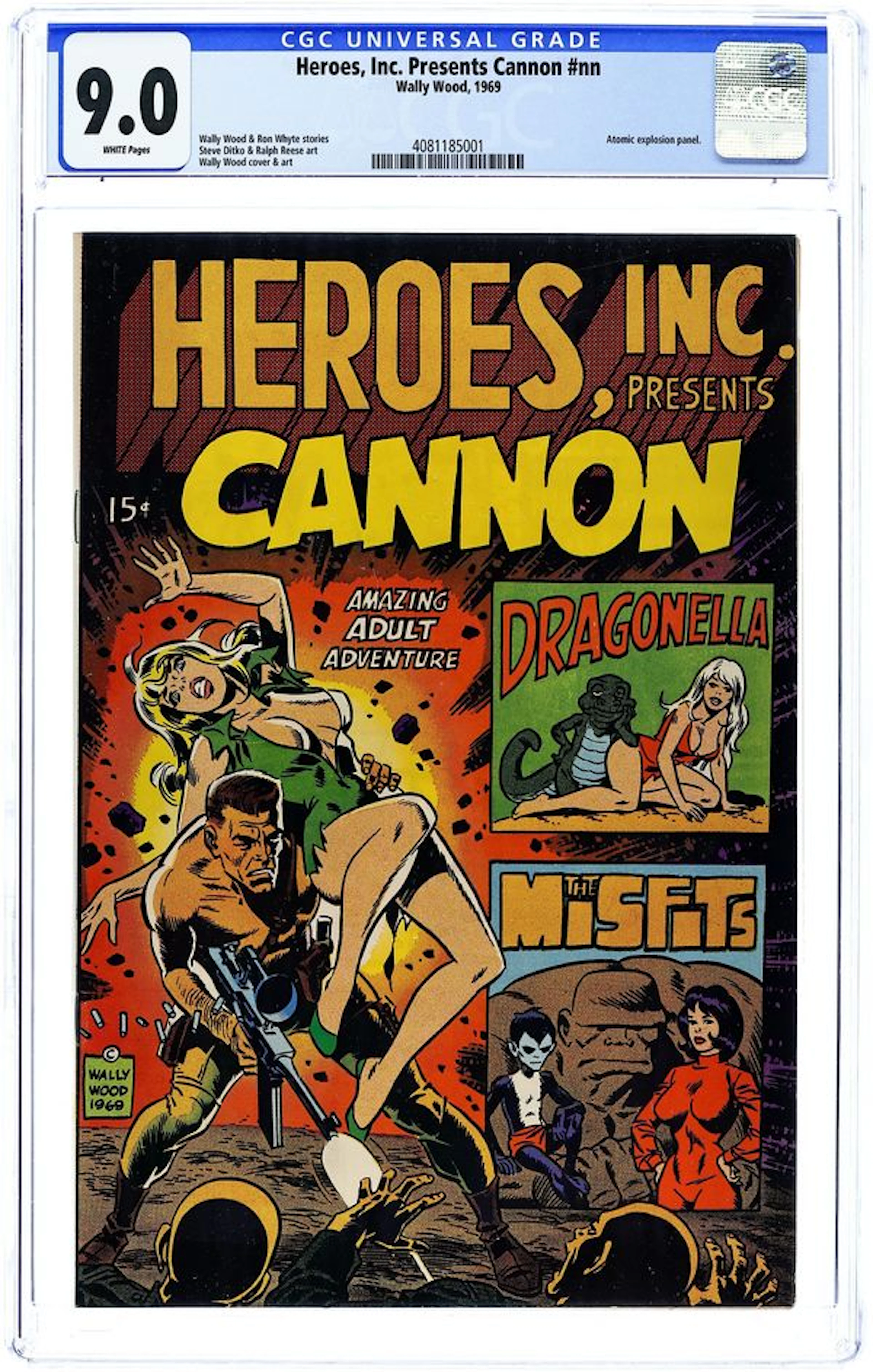 Heroes Inc. Presents Cannon (1969) 1 CGC 9.0