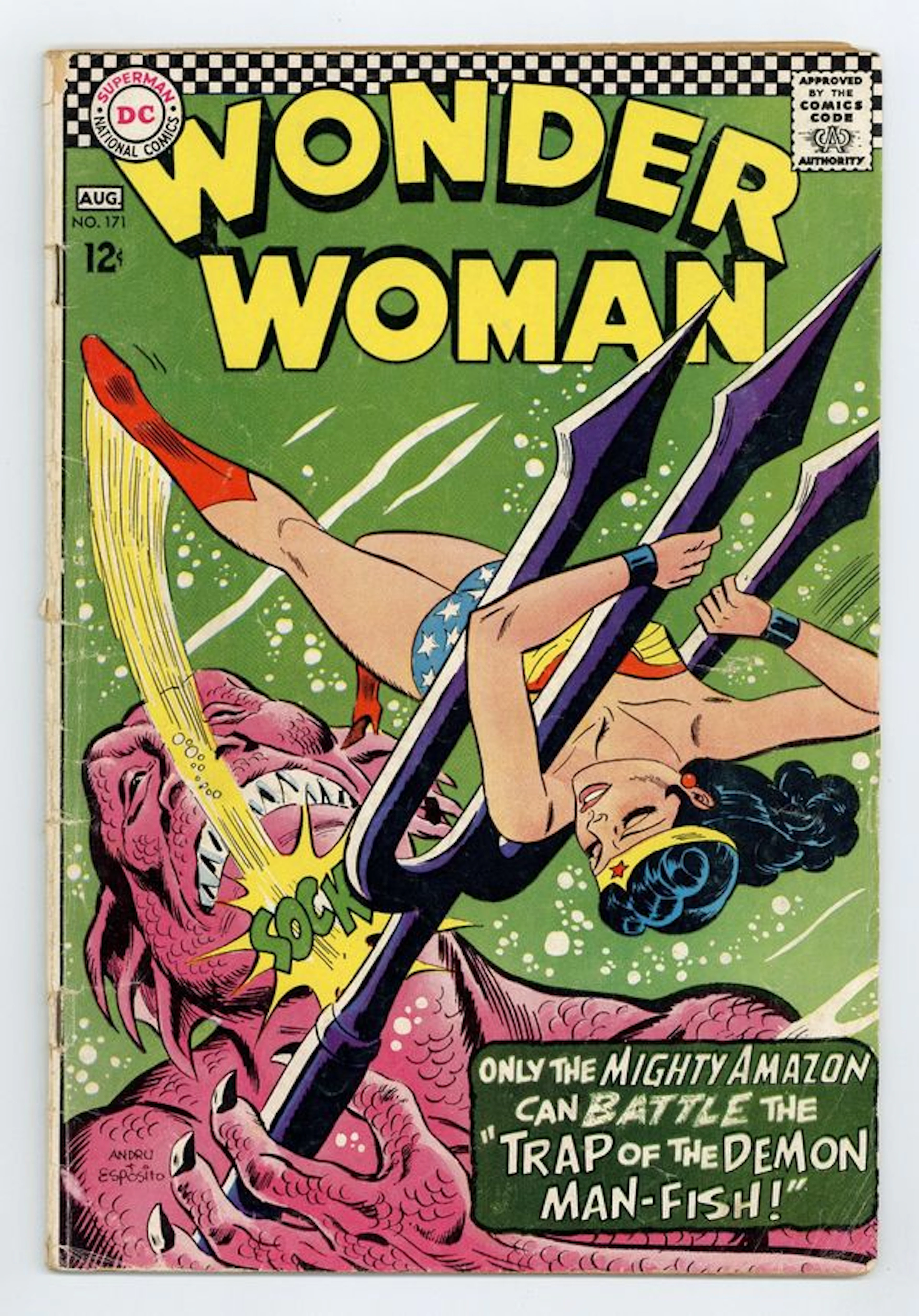 Wonder Woman (1942 1st Series DC) 171 GD/VG 3.0