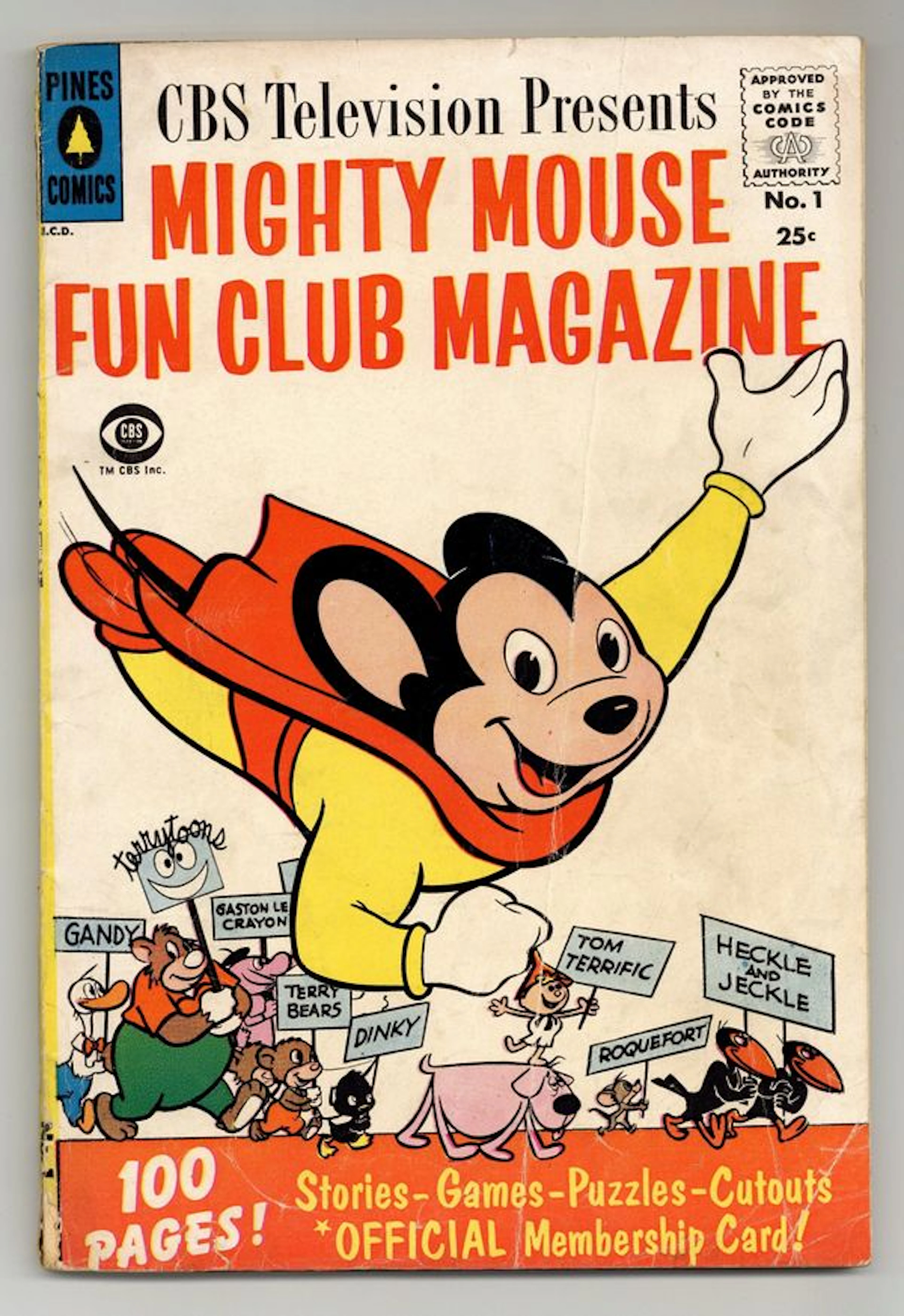 Mighty Mouse Fun Club Magazine (1957) 1 GD/VG 3.0