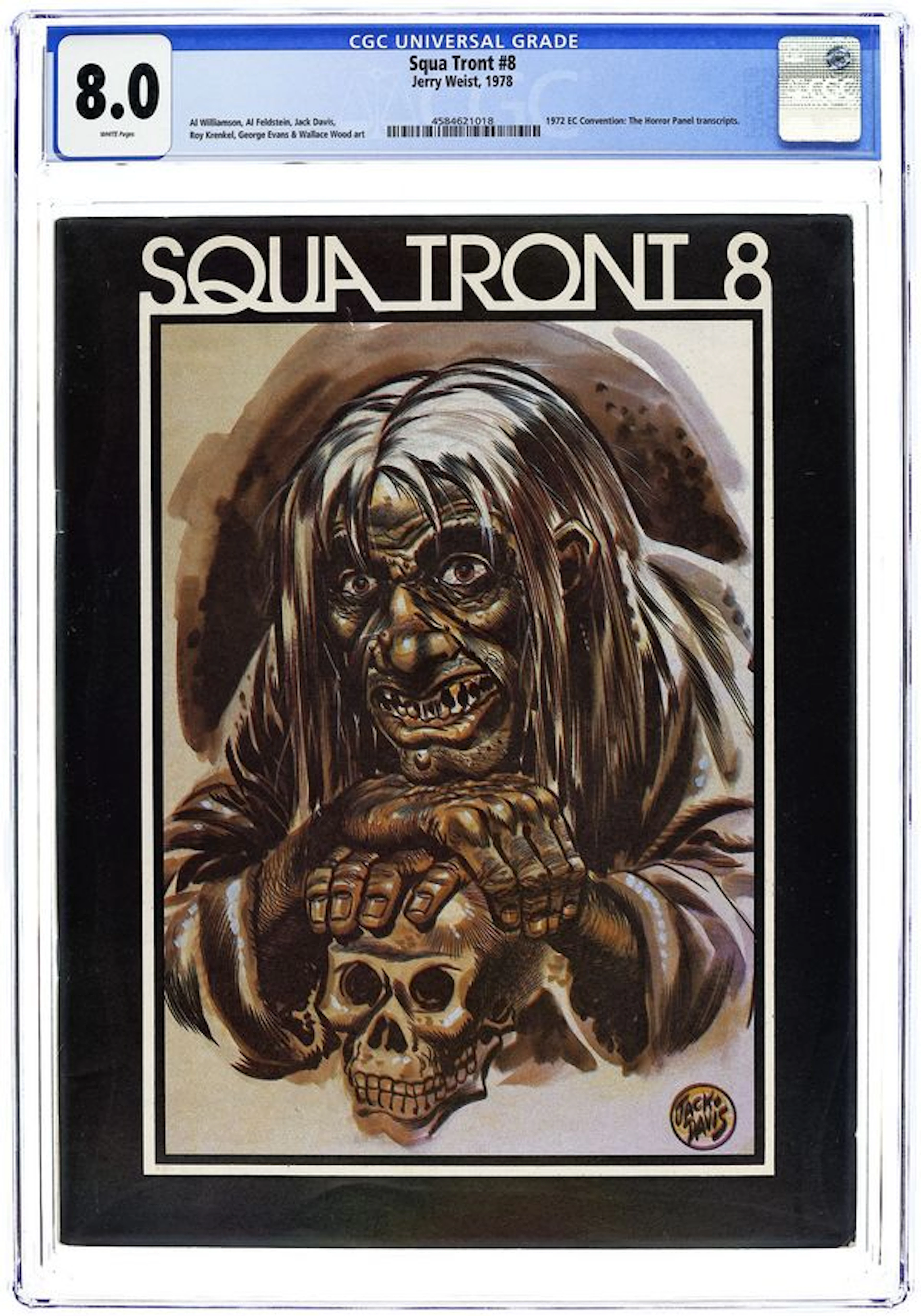Squa Tront (1967-2022 Jerry Weist/Fantagraphics) 8 CGC 8.0