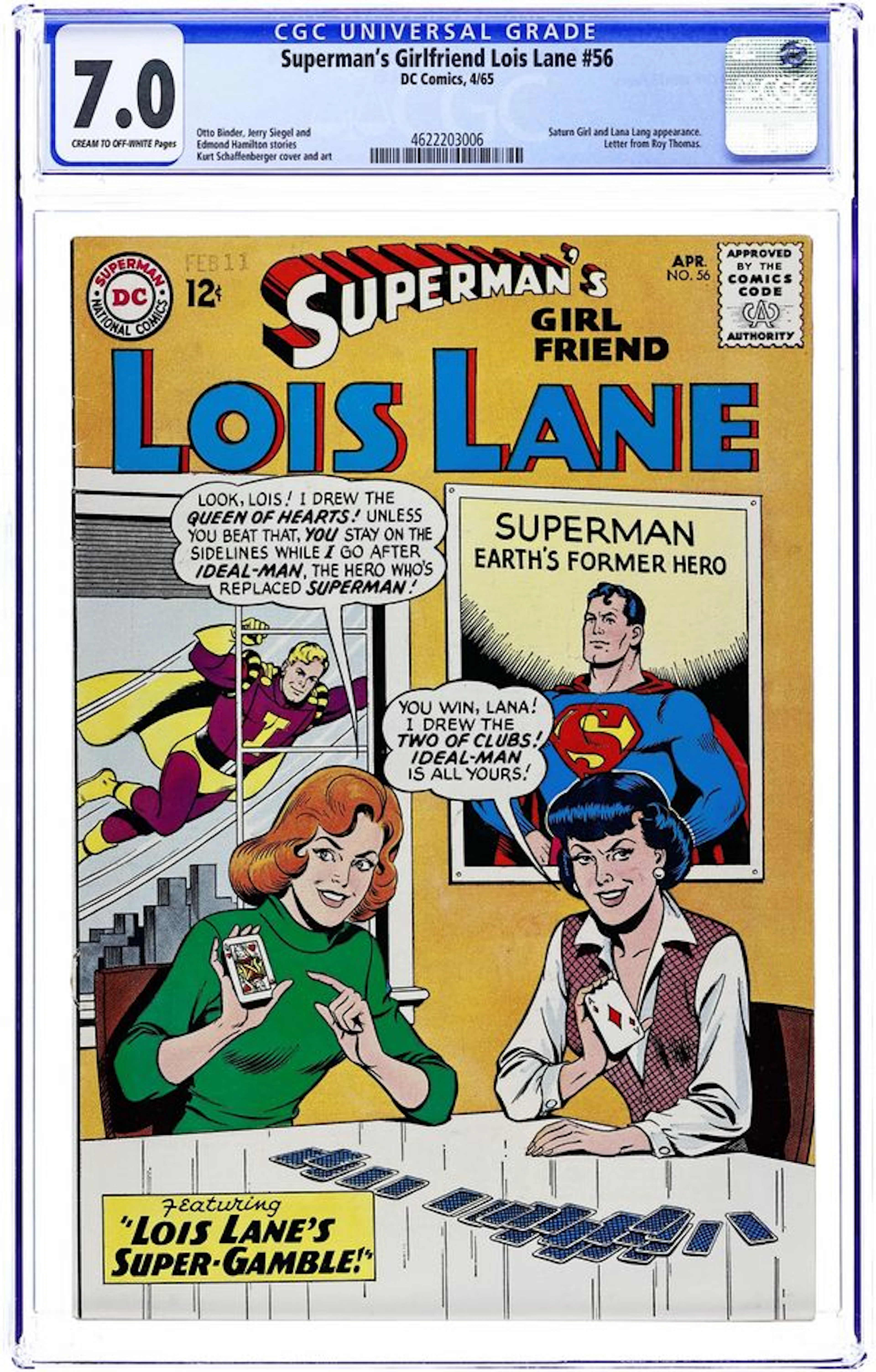 Superman's Girlfriend Lois Lane (1958) 56 CGC 7.0