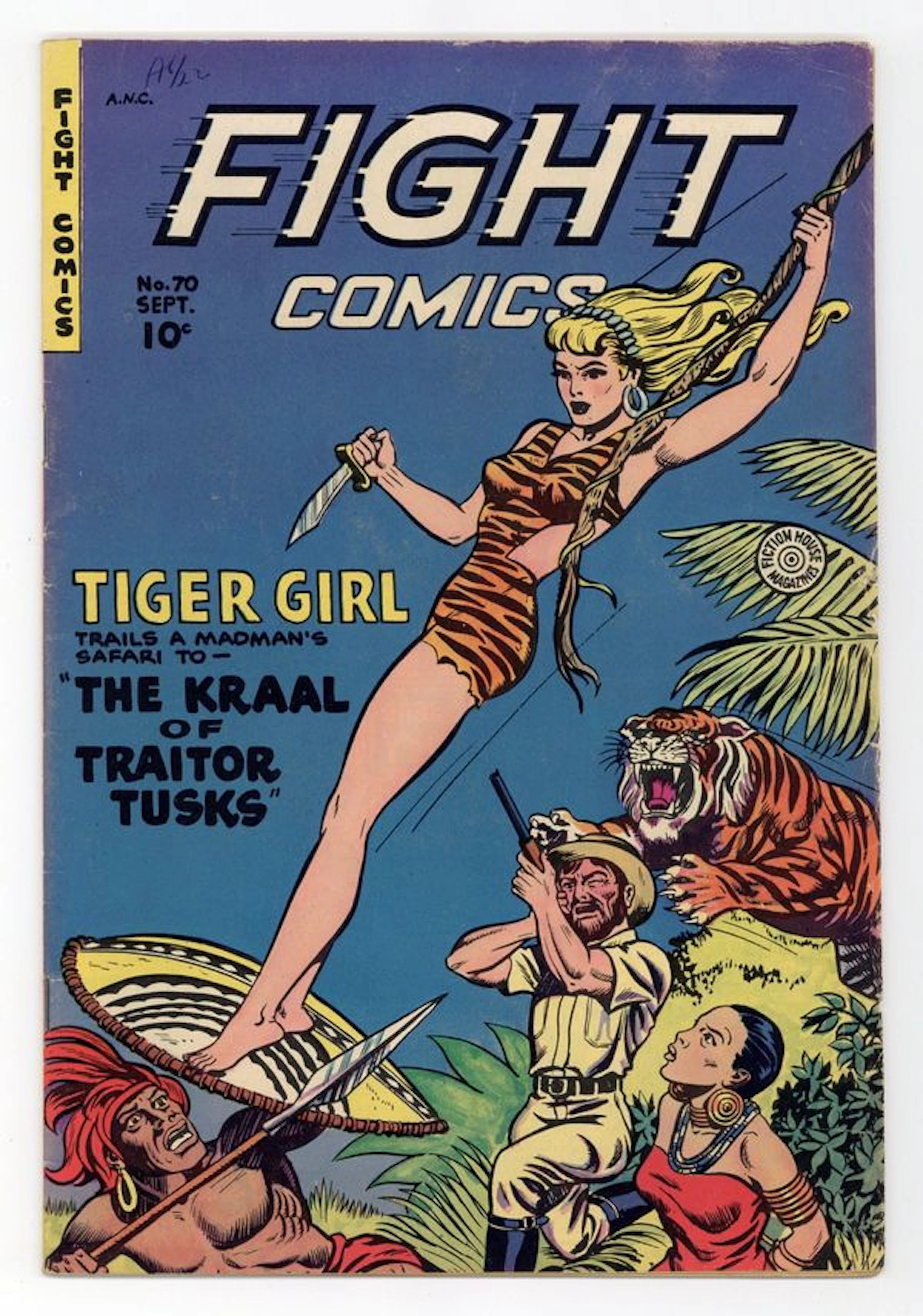 Fight Comics (1940) 70 VG- 3.5