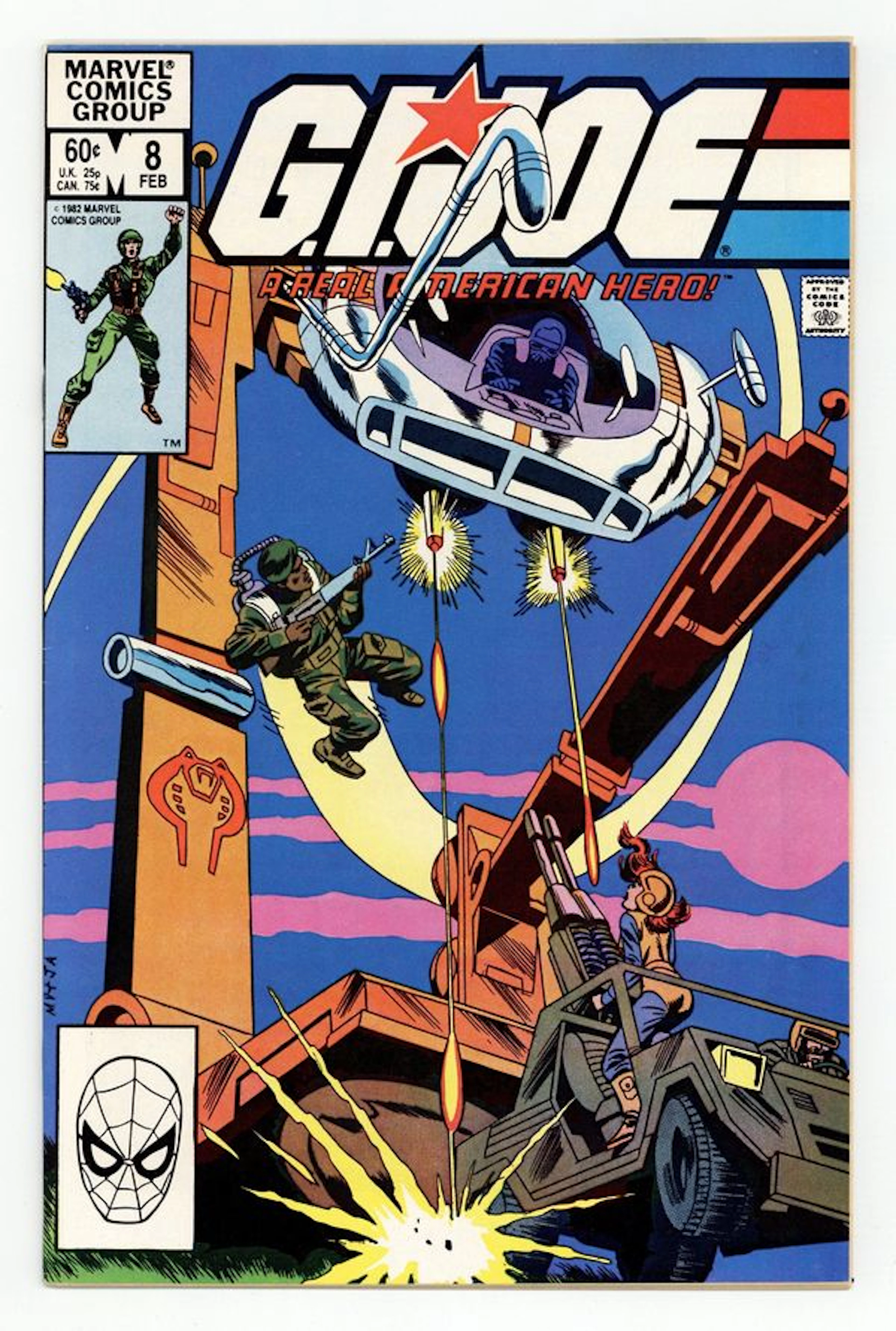 GI Joe A Real American Hero (1982 Marvel) 8 VF 8.0