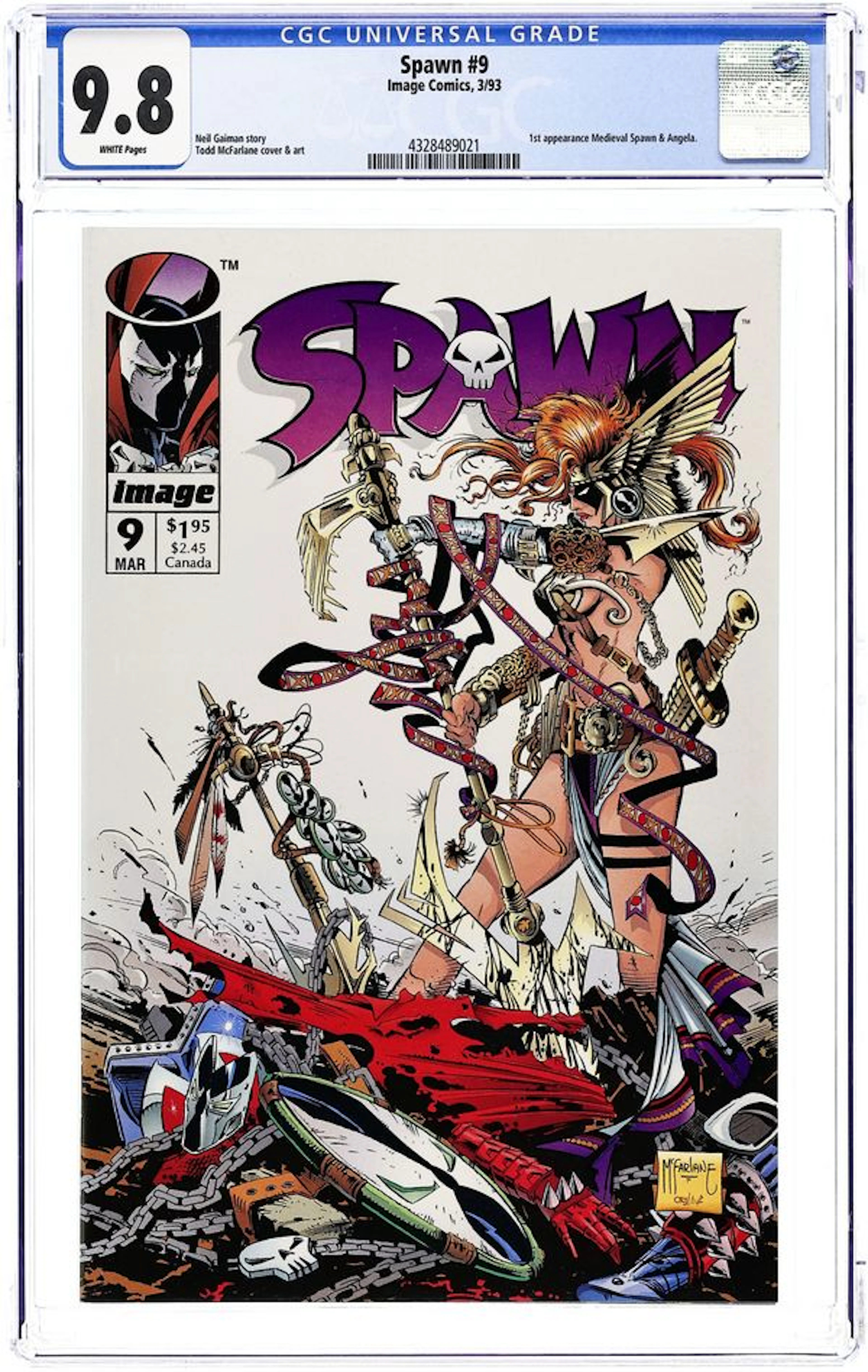 Spawn (1992 Image) 9D CGC 9.8