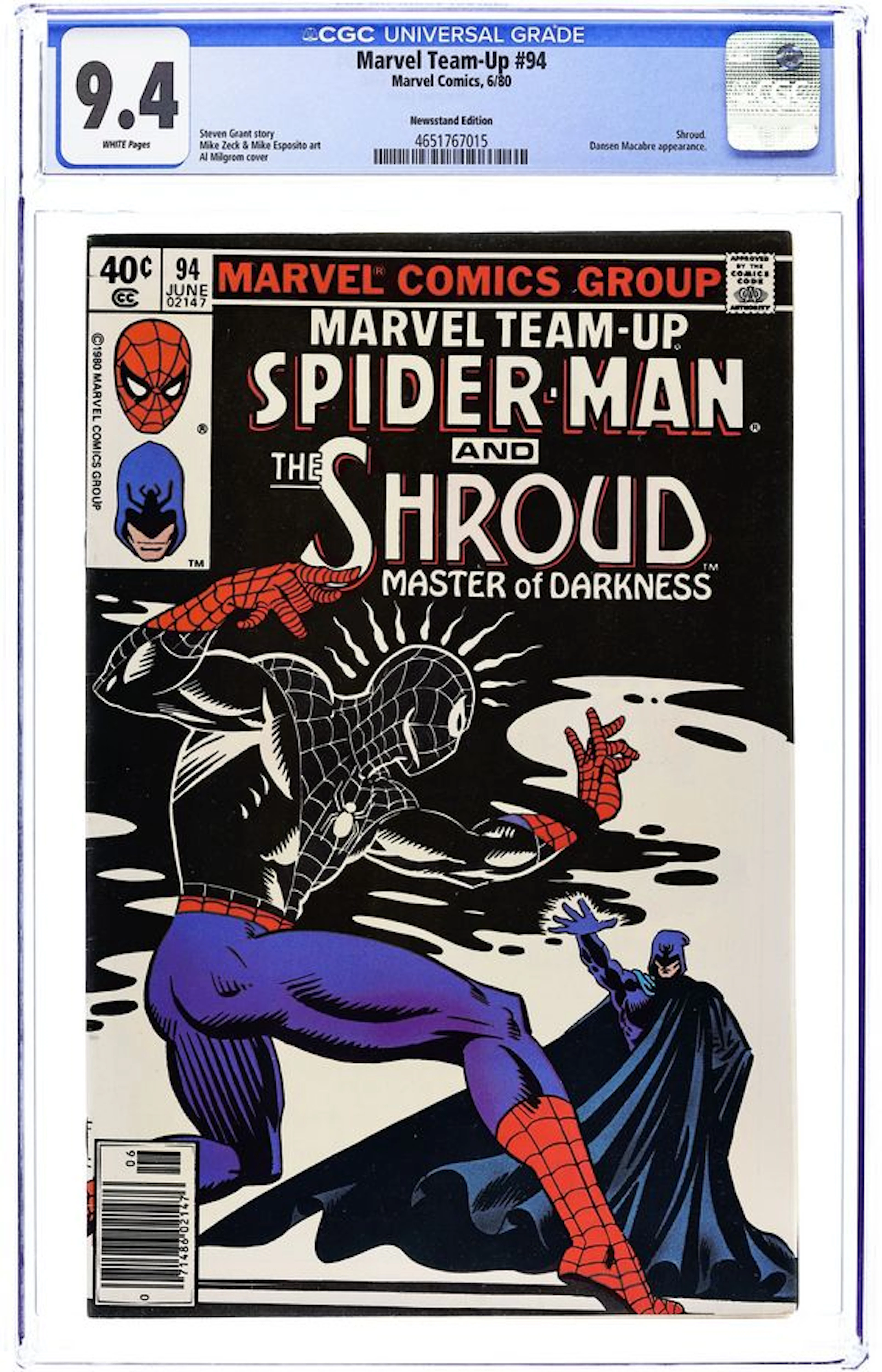 Marvel Team-Up (1972 1st Series) 94N CGC 9.4