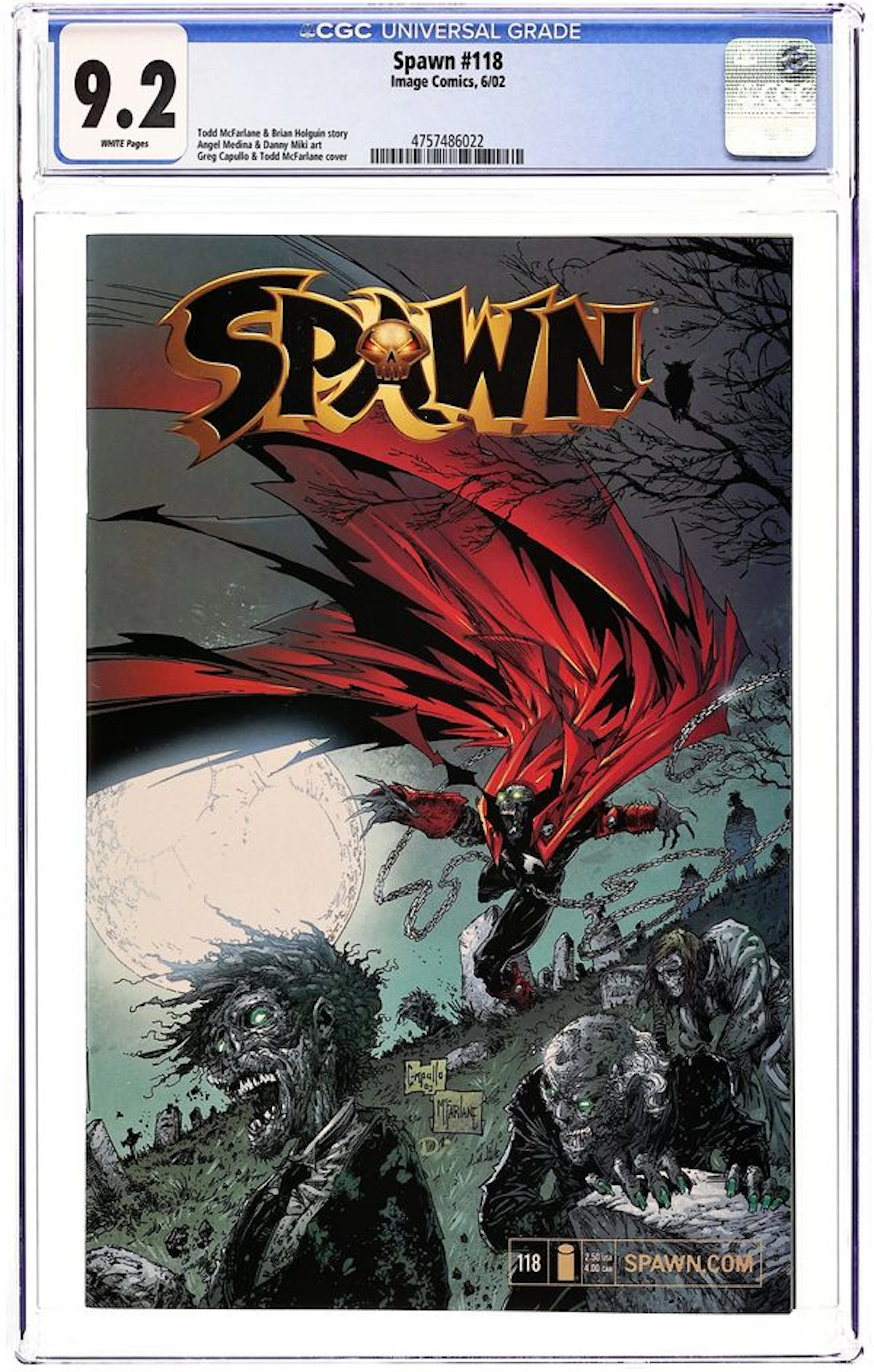 Spawn (1992 Image) 118 CGC 9.2
