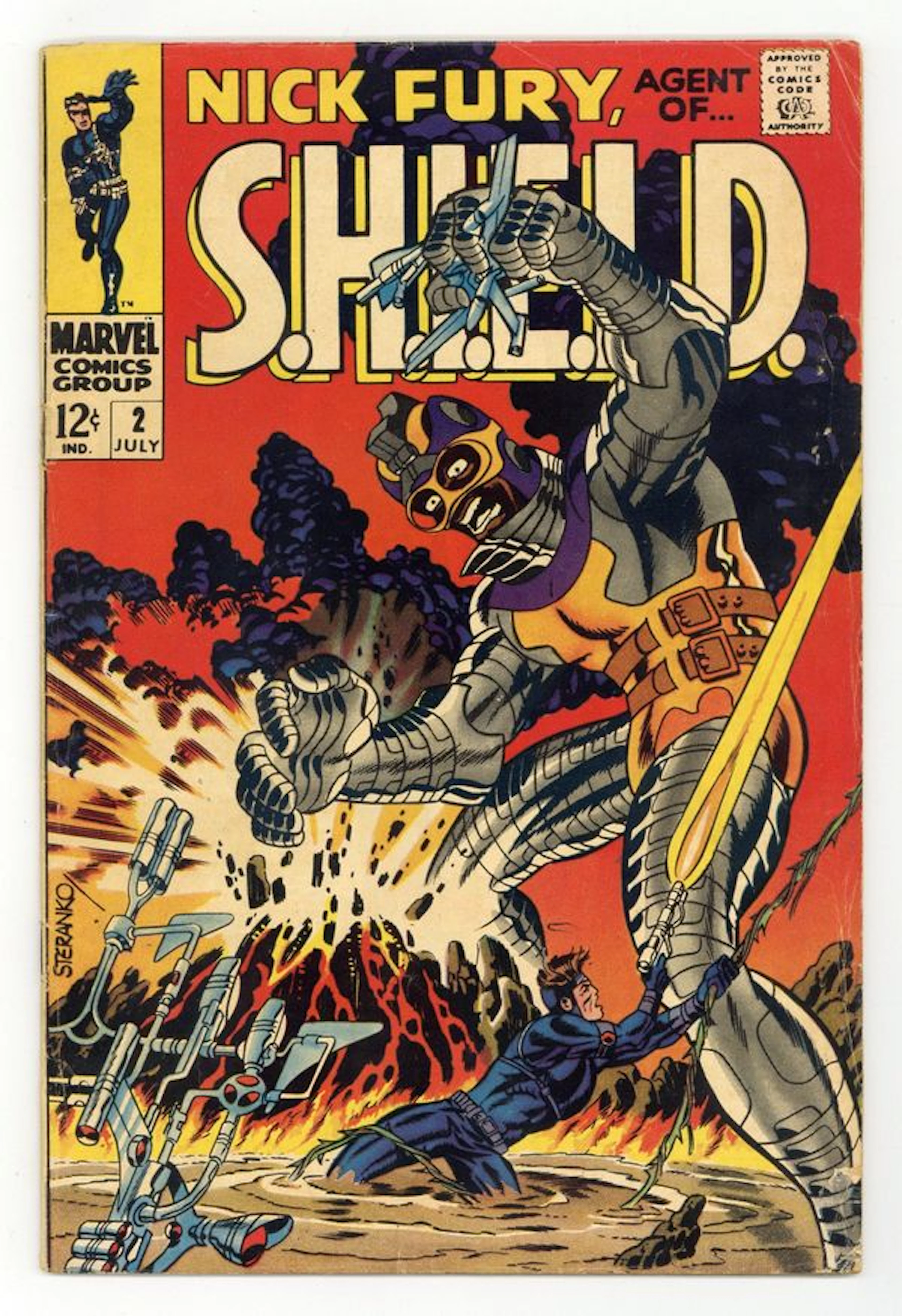 Nick Fury Agent of SHIELD (1968 1st Series) 2 GD/VG 3.0