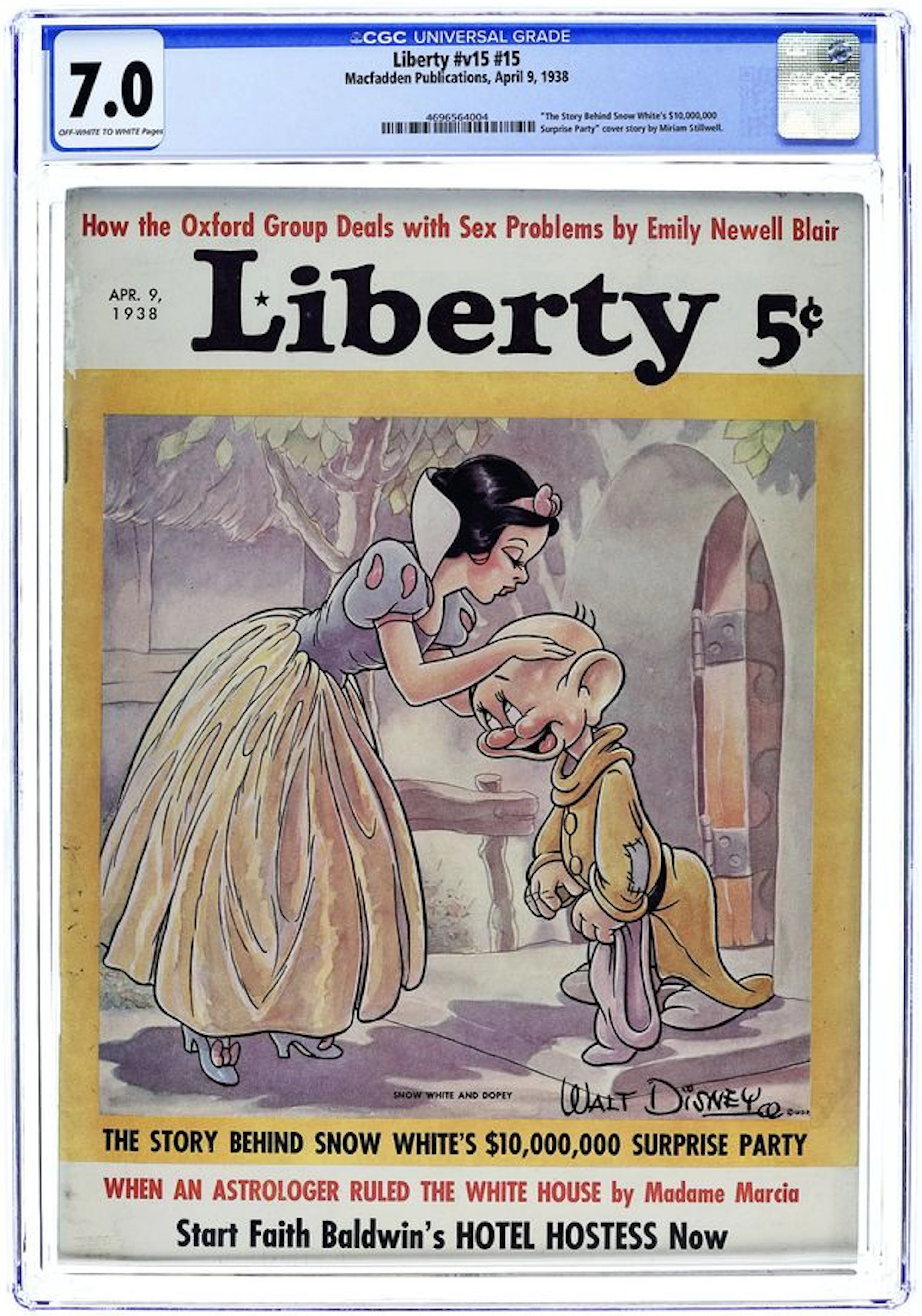 Liberty (1924-1950 Coloroto/Macfadden) Magazine Vol. 15 #15 CGC 7.0