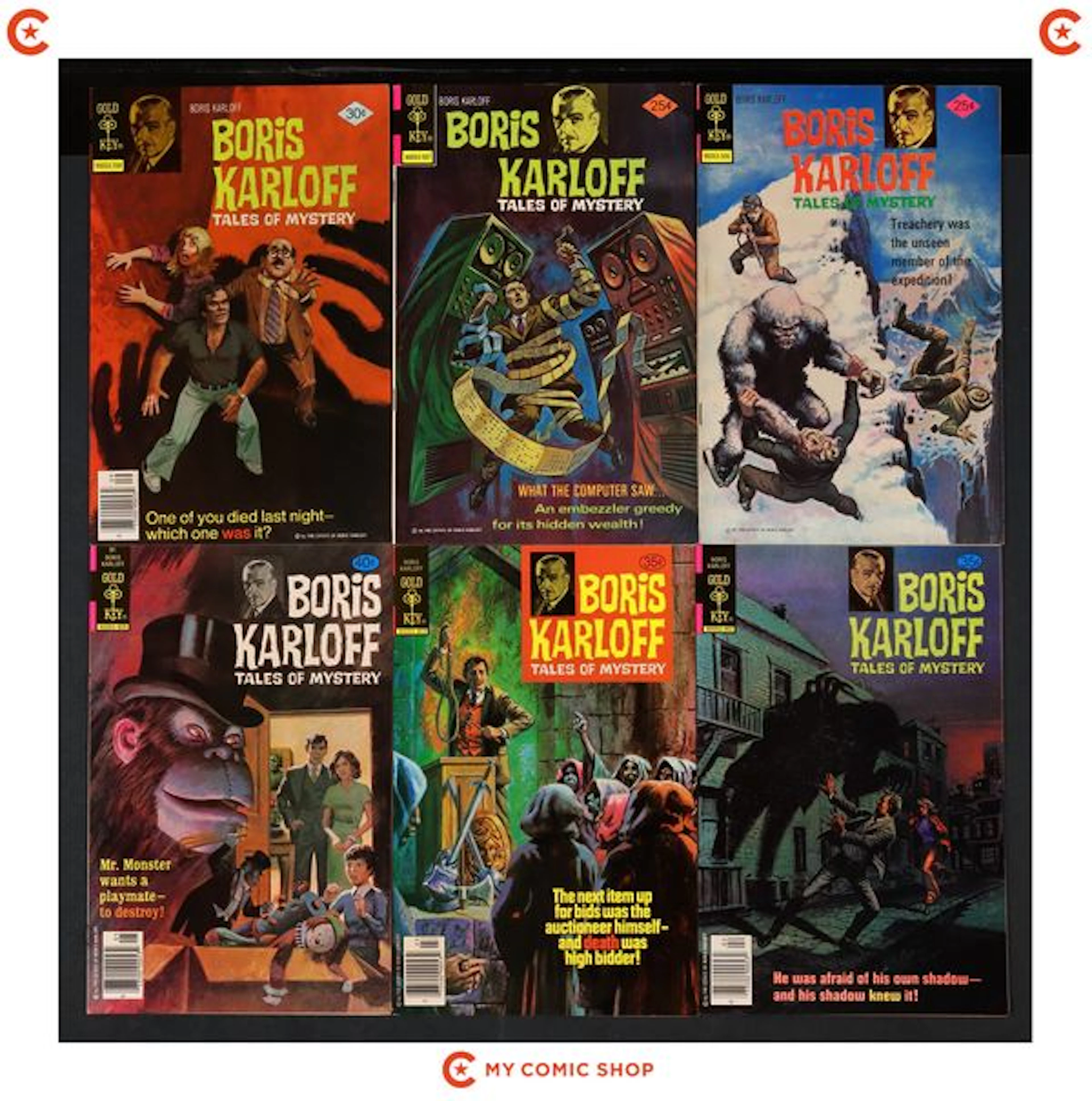 Boris Karloff Tales of Mystery Lot of 12