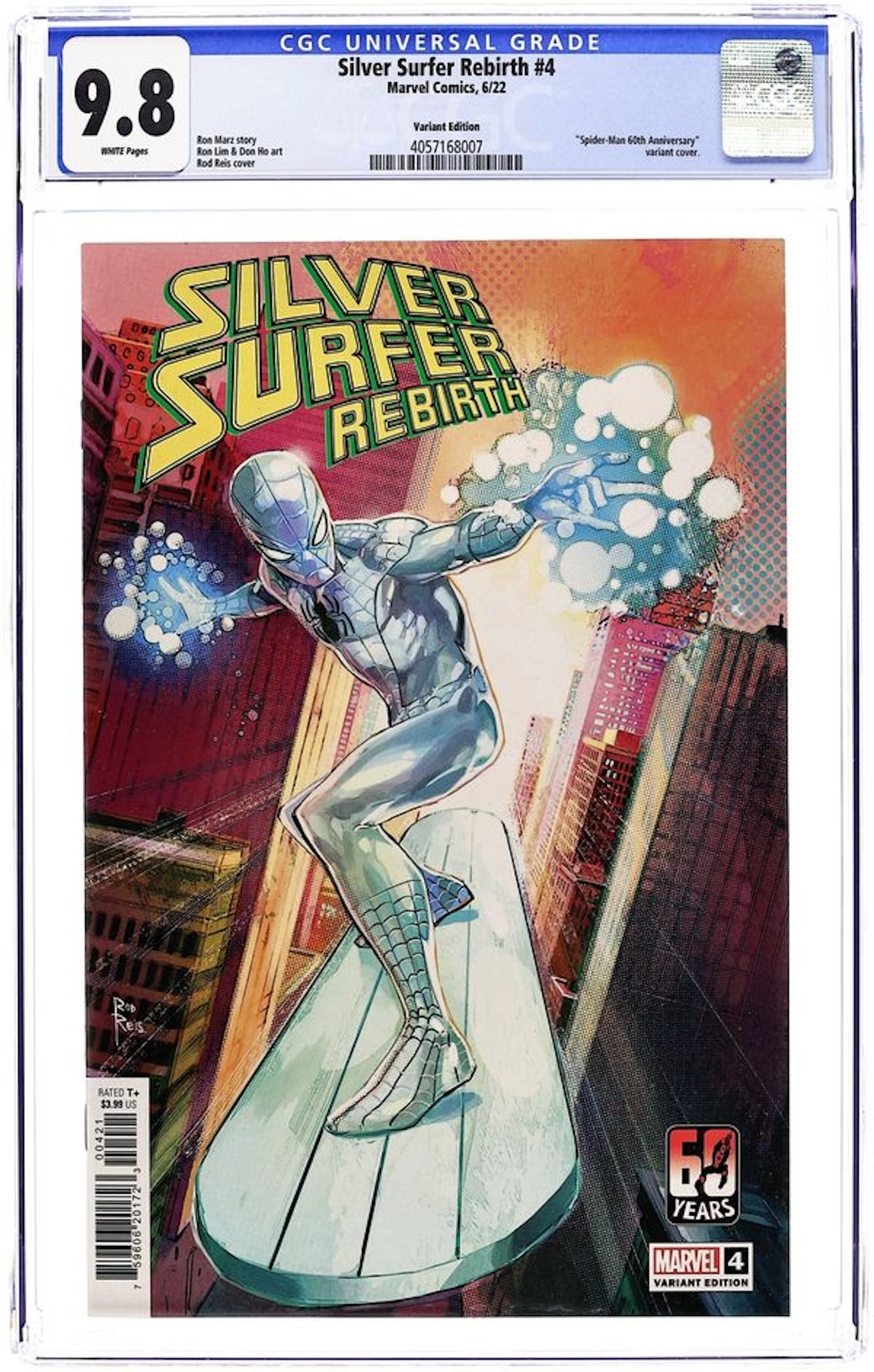 Silver Surfer Rebirth (2022 Marvel) 4B CGC 9.8