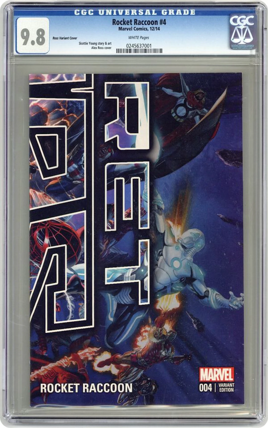 Rocket Raccoon (2014 2nd Series) 4ROSS CGC 9.8