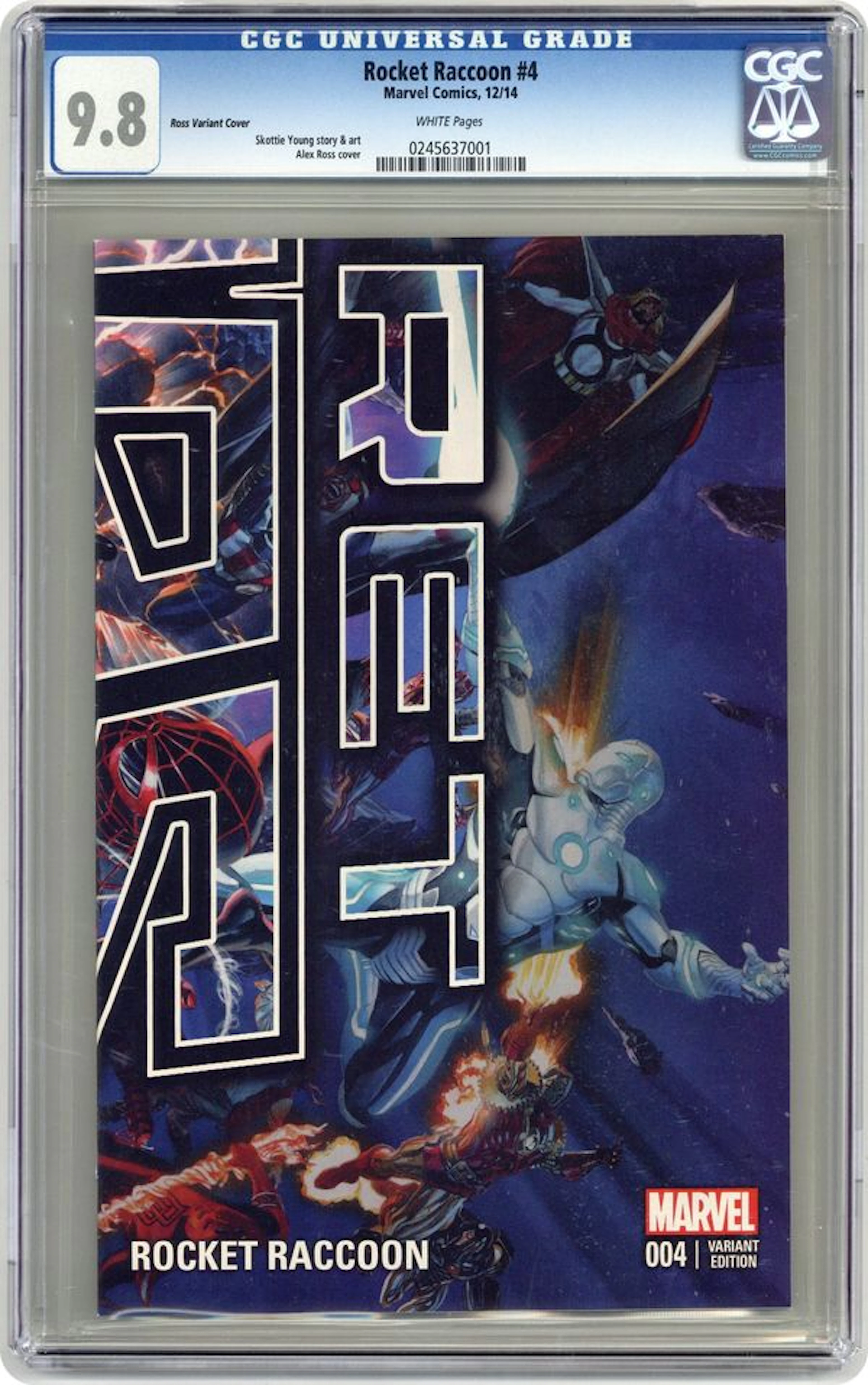 Rocket Raccoon (2014 2nd Series) 4ROSS CGC 9.8