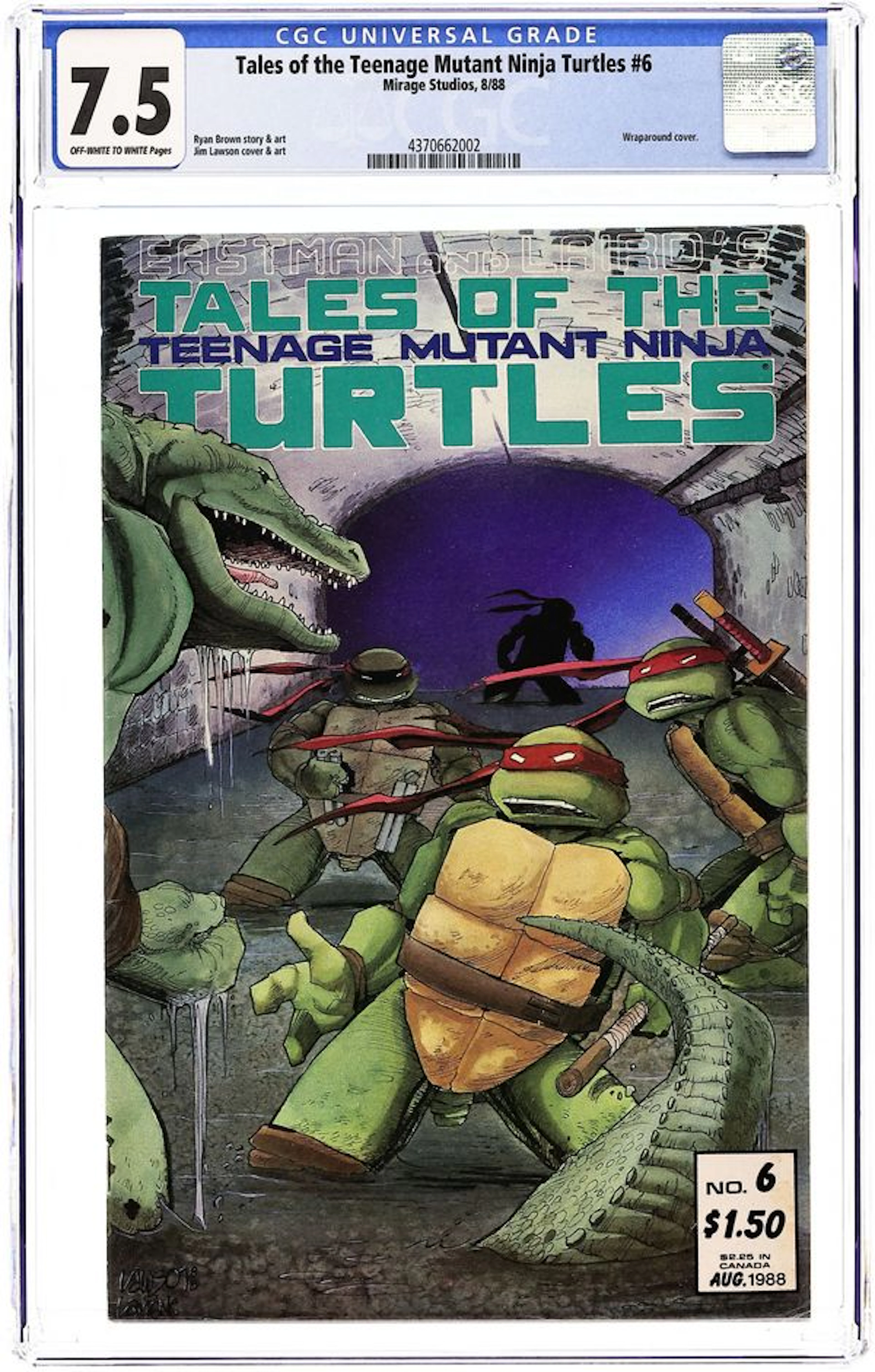 Tales of the Teenage Mutant Ninja Turtles (1987) 6 CGC 7.5