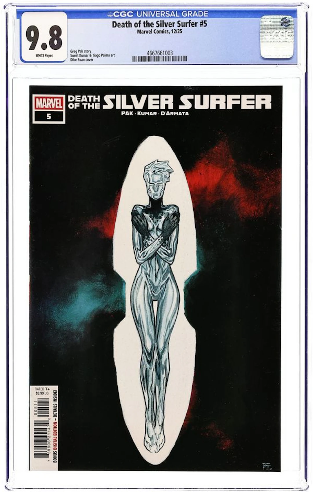 Death of the Silver Surfer (2025 Marvel) 5A CGC 9.8