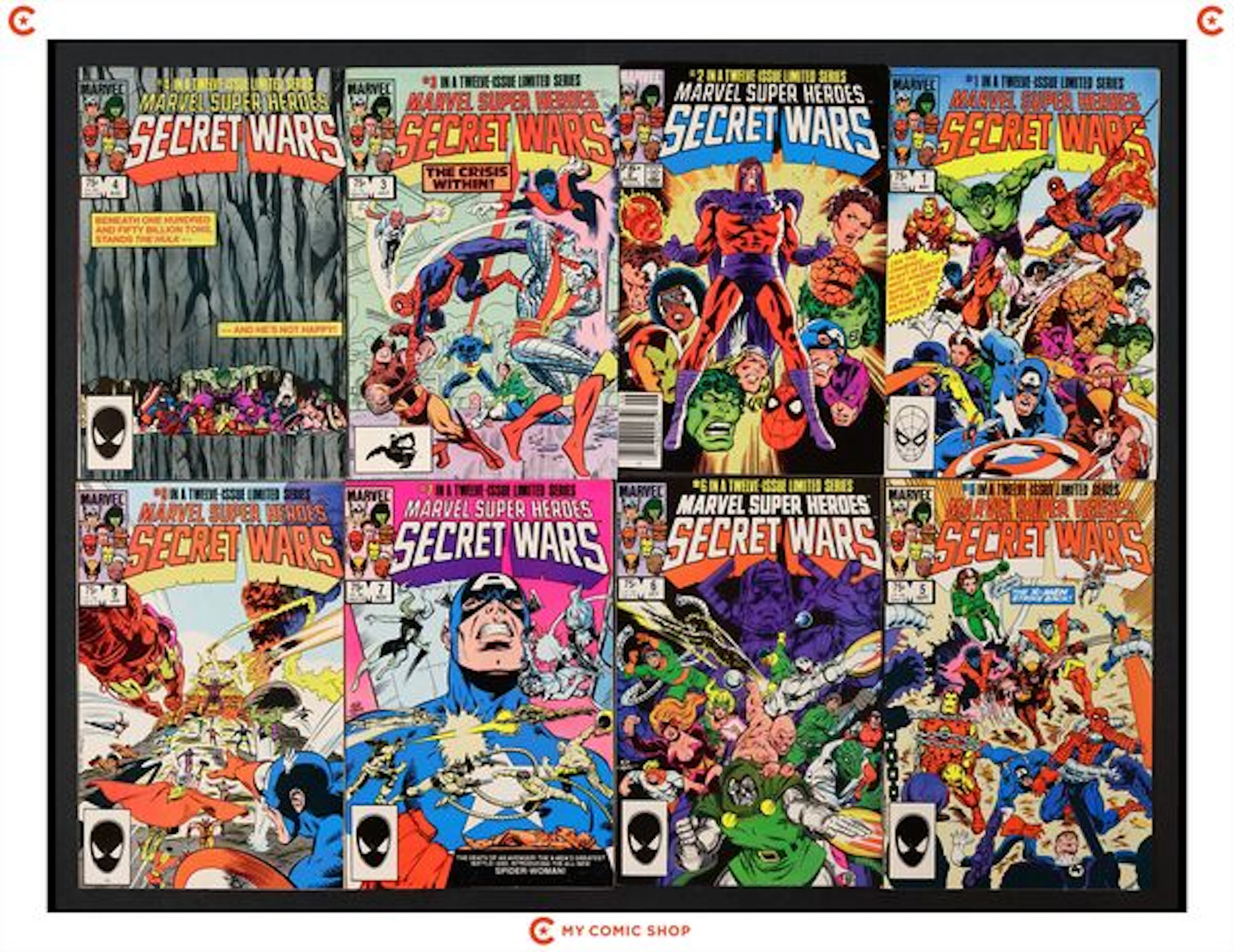 Marvel Super Heroes Secret Wars Lot of 11