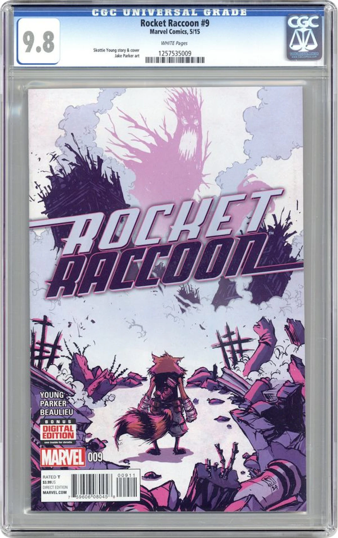 Rocket Raccoon (2014 2nd Series) 9A CGC 9.8