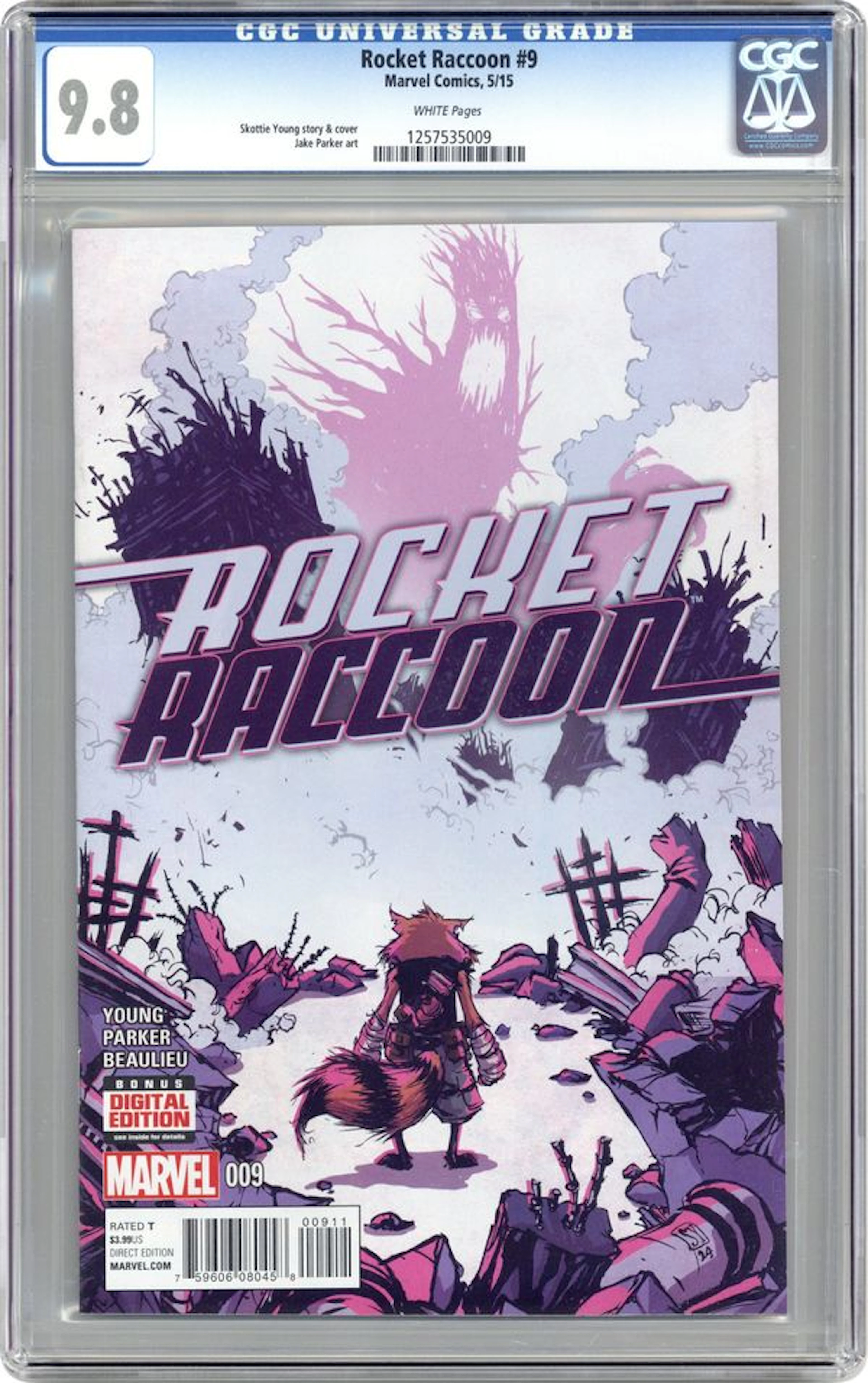 Rocket Raccoon (2014 2nd Series) 9A CGC 9.8