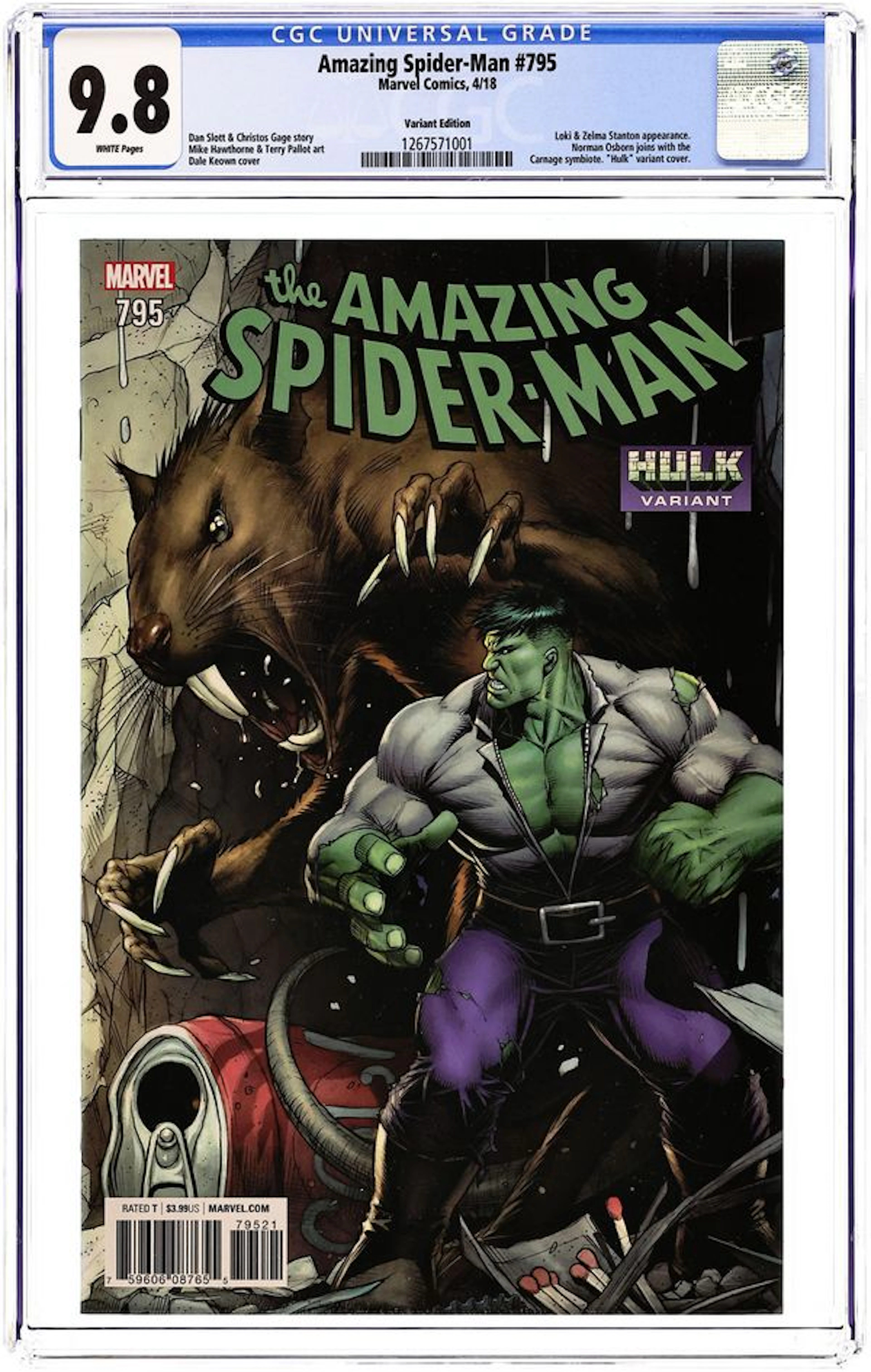 Amazing Spider-Man (2017 5th Series) 795B CGC 9.8