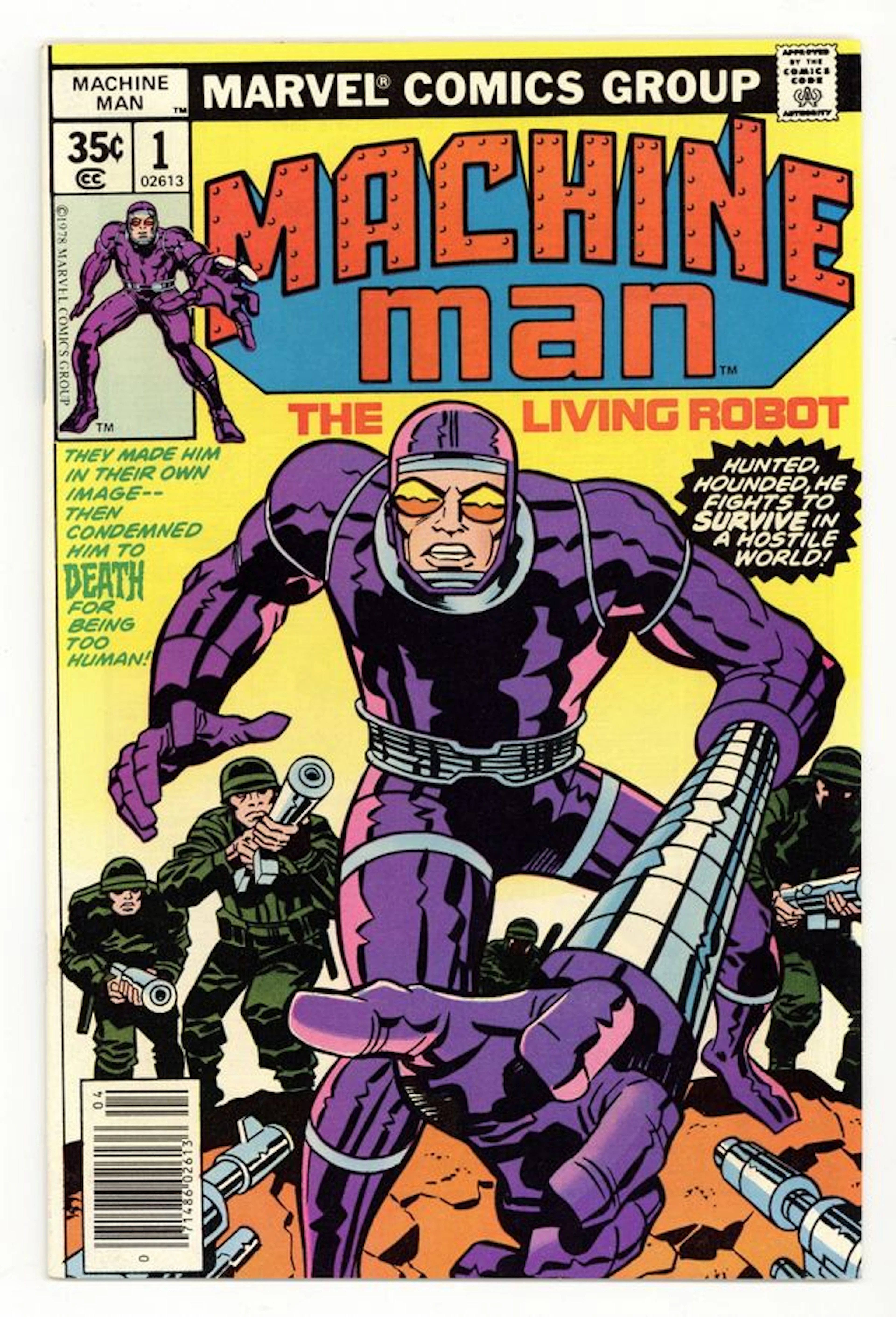 Machine Man (1978 1st Series) 1 VF- 7.5