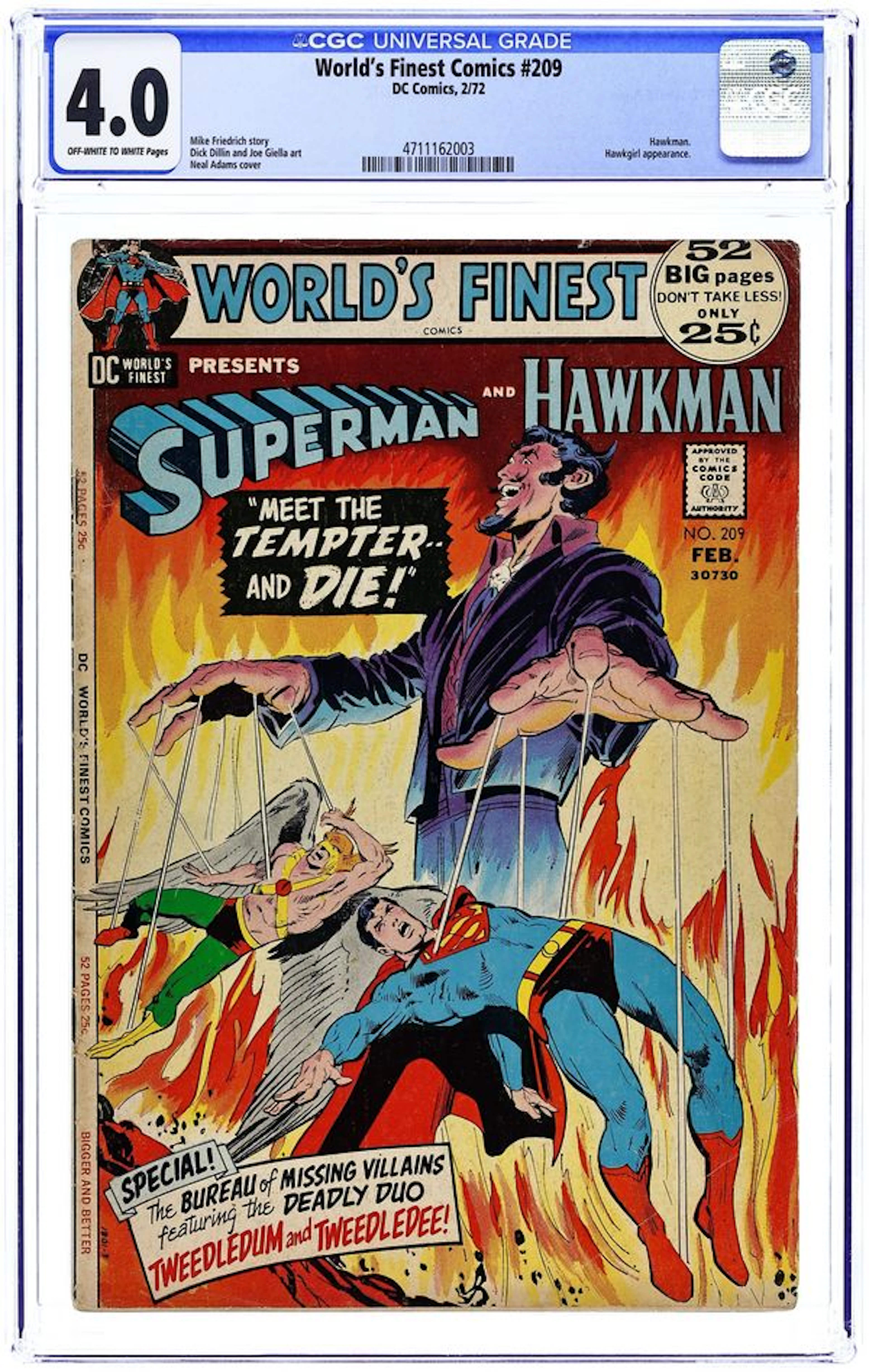 World's Finest Comics (1941) 209 CGC 4.0