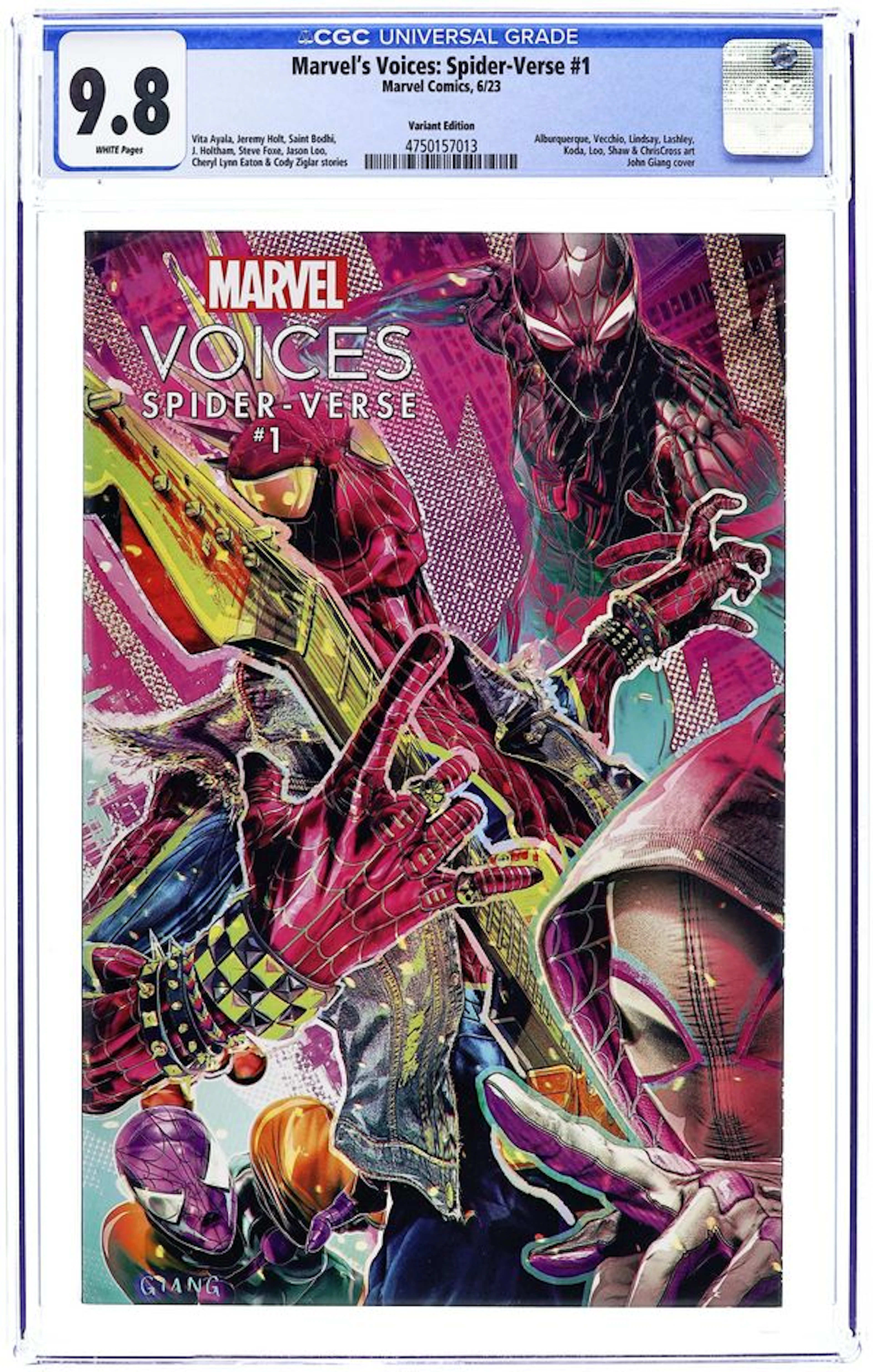 Marvel's Voices Spider-Verse (2023 Marvel) 1B CGC 9.8